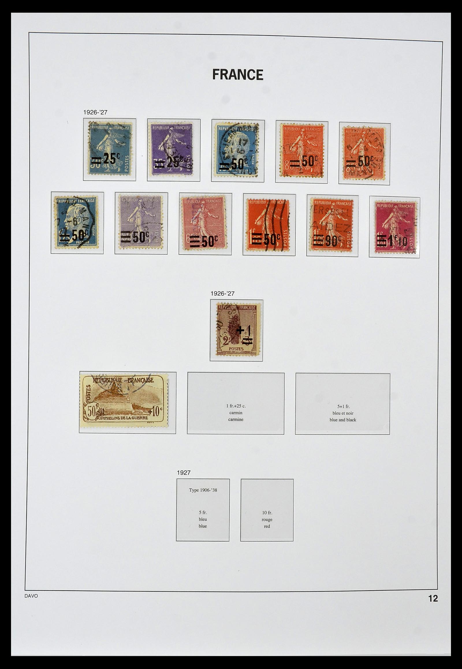 34047 012 - Postzegelverzameling 34047 Frankrijk 1853-2020(!)