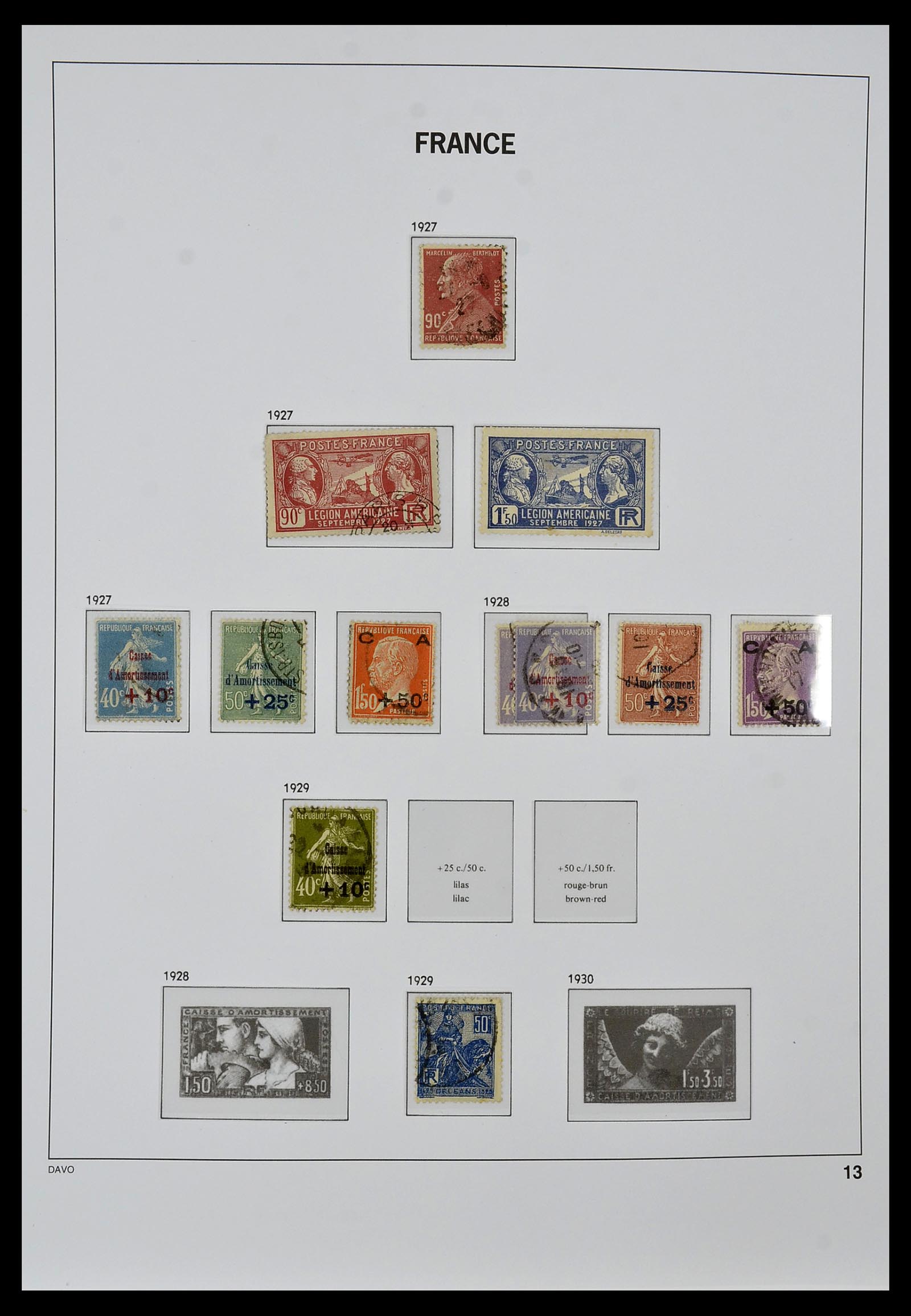 34047 013 - Stamp collection 34047 France 1853-2020(!)