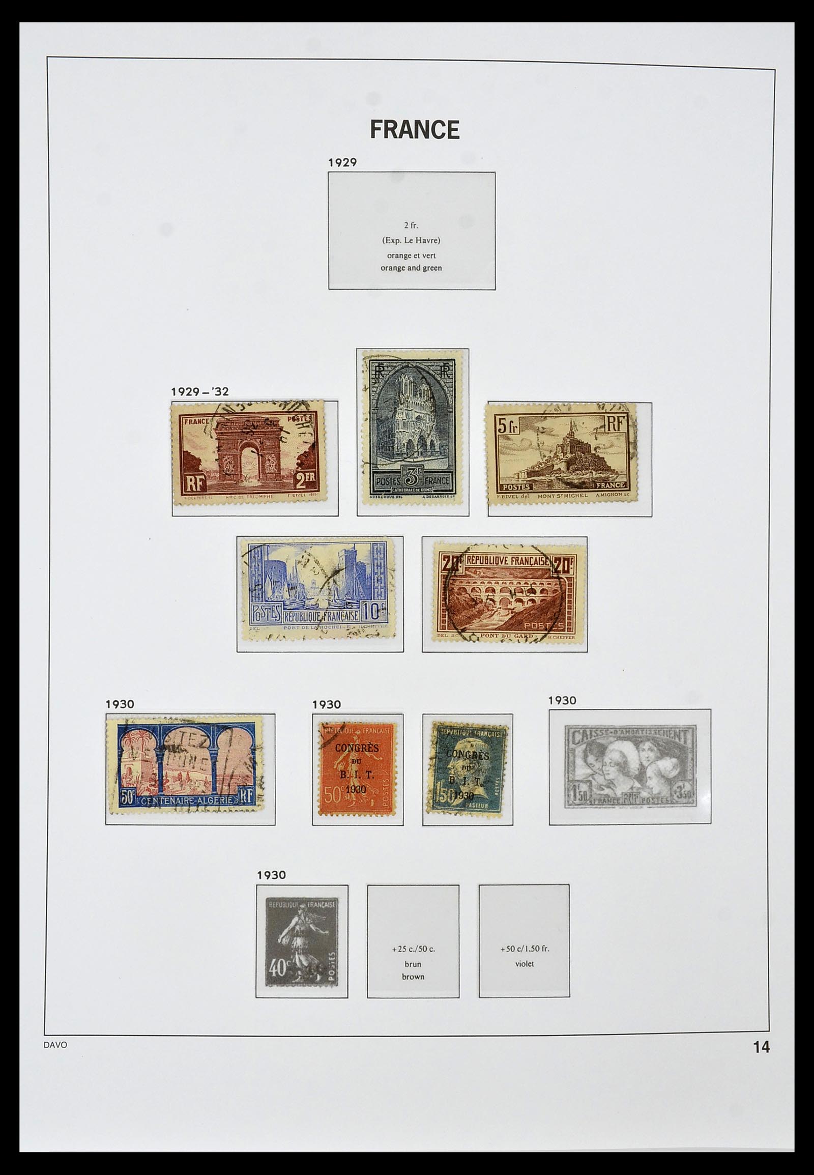 34047 014 - Postzegelverzameling 34047 Frankrijk 1853-2020(!)