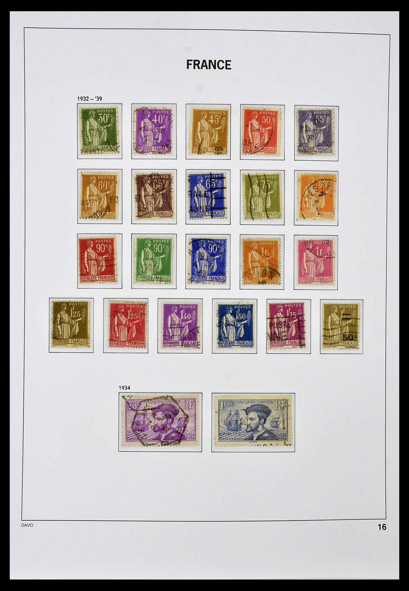 34047 016 - Postzegelverzameling 34047 Frankrijk 1853-2020(!)