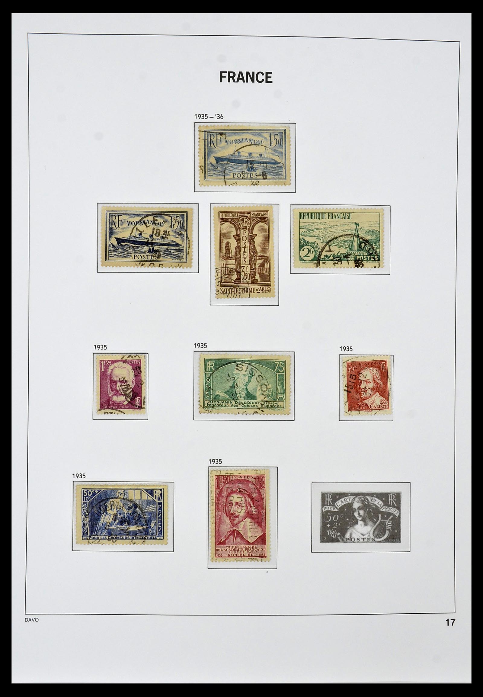 34047 017 - Postzegelverzameling 34047 Frankrijk 1853-2020(!)