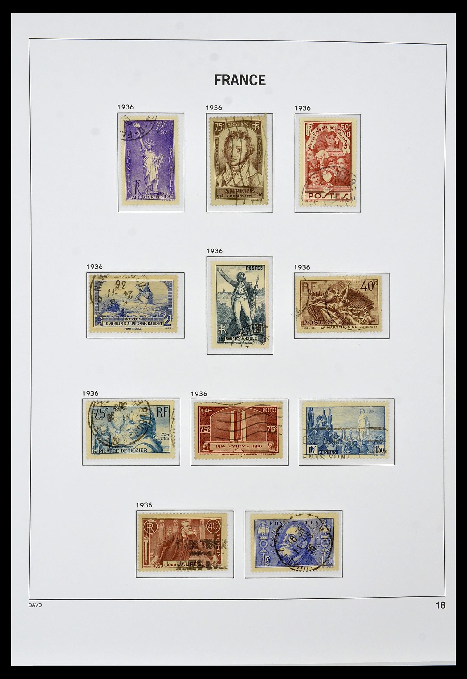34047 018 - Stamp collection 34047 France 1853-2020(!)
