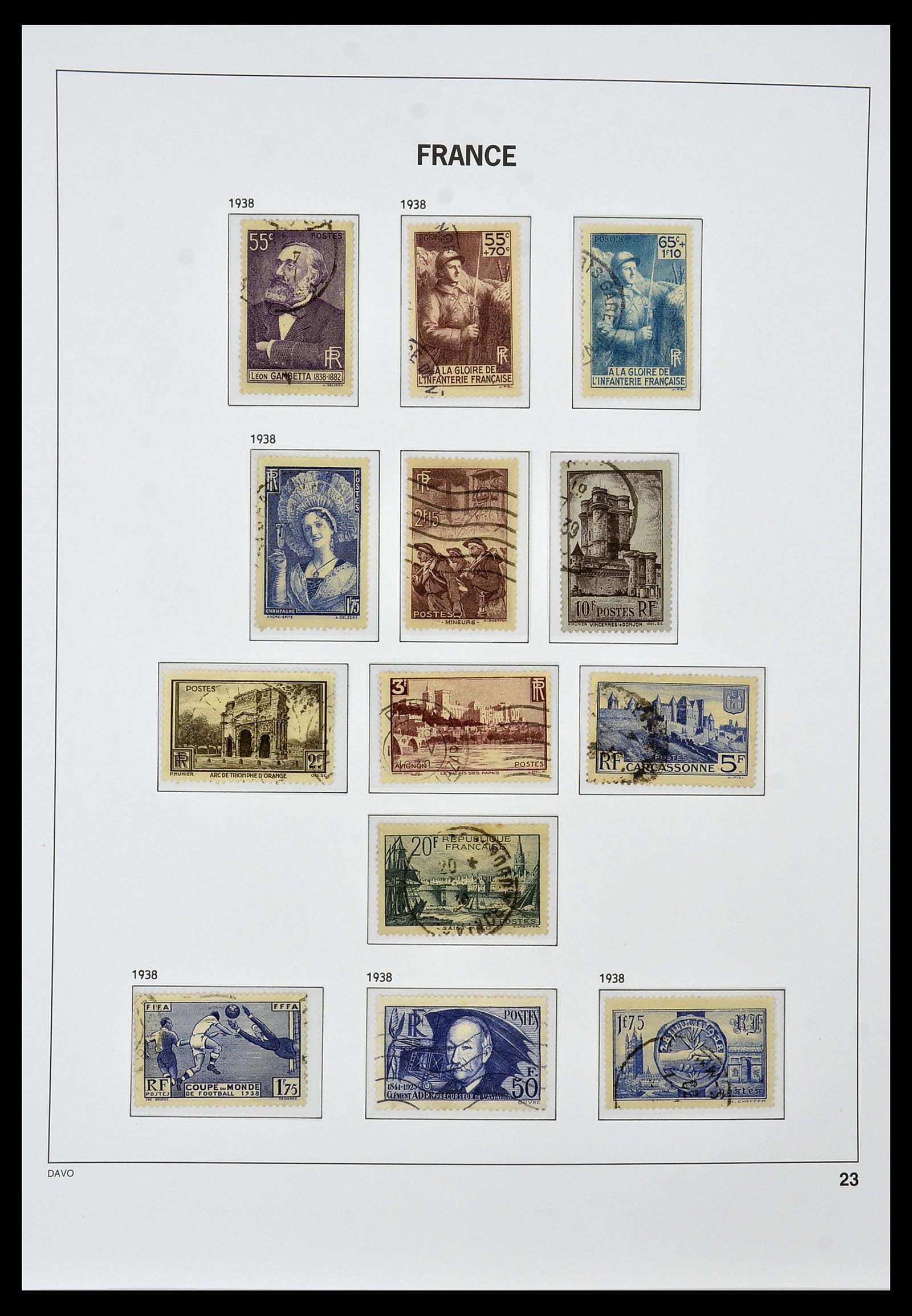 34047 023 - Stamp collection 34047 France 1853-2020(!)