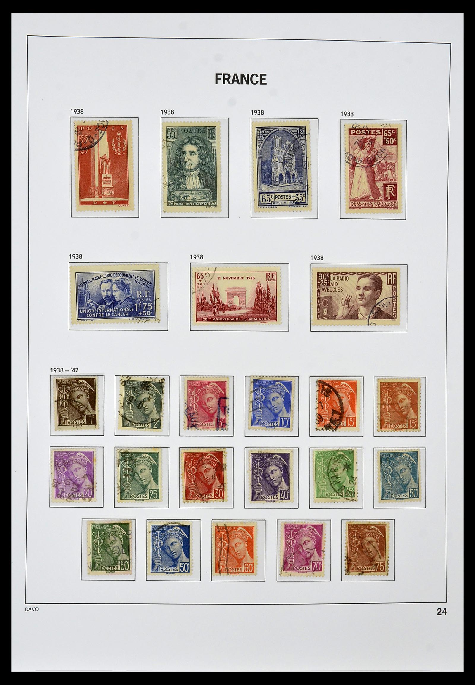 34047 024 - Postzegelverzameling 34047 Frankrijk 1853-2020(!)