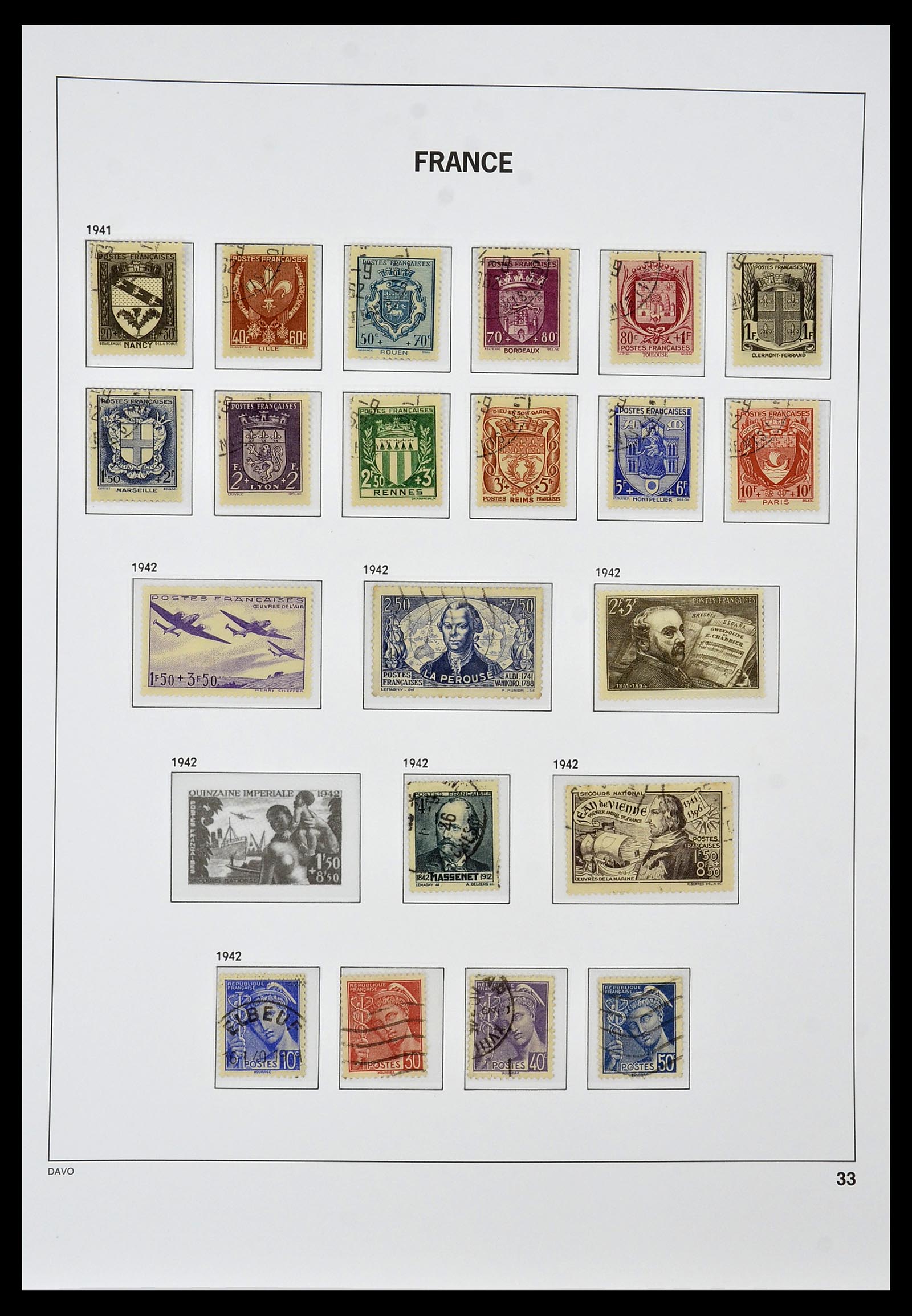 34047 033 - Postzegelverzameling 34047 Frankrijk 1853-2020(!)