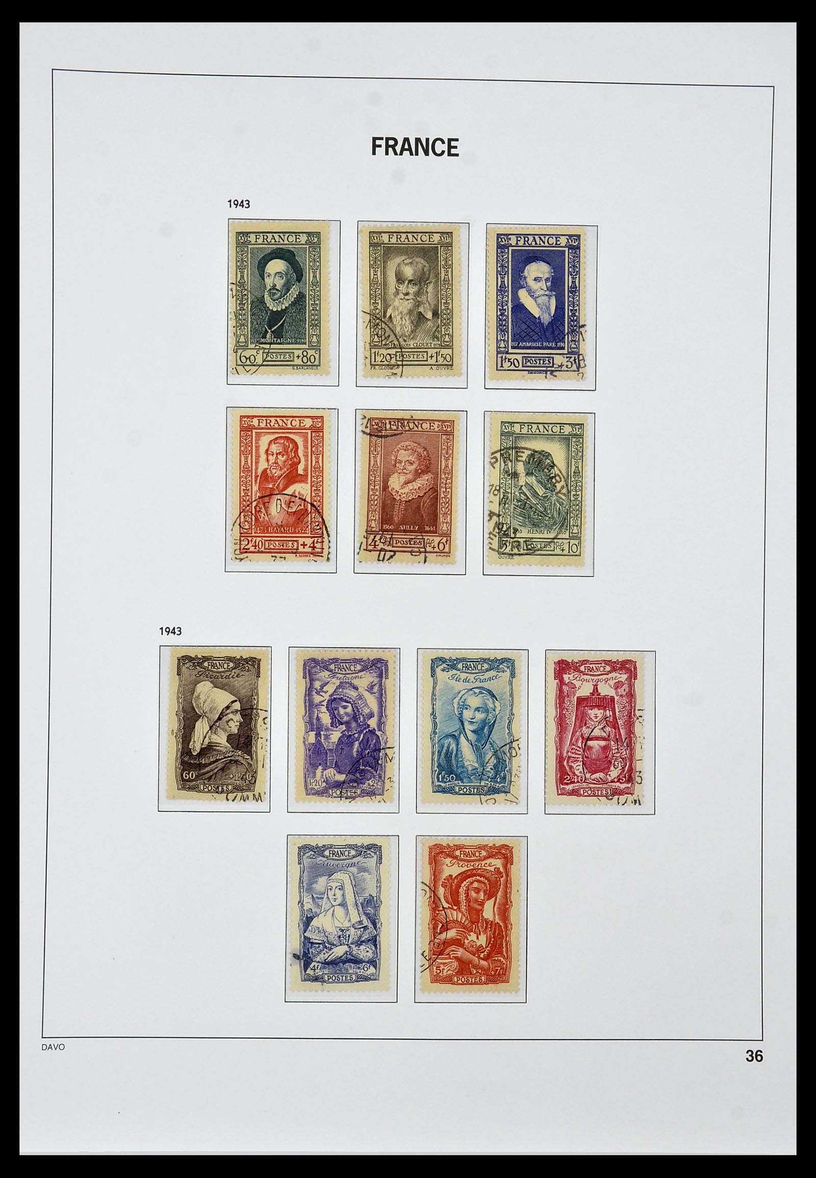 34047 036 - Postzegelverzameling 34047 Frankrijk 1853-2020(!)