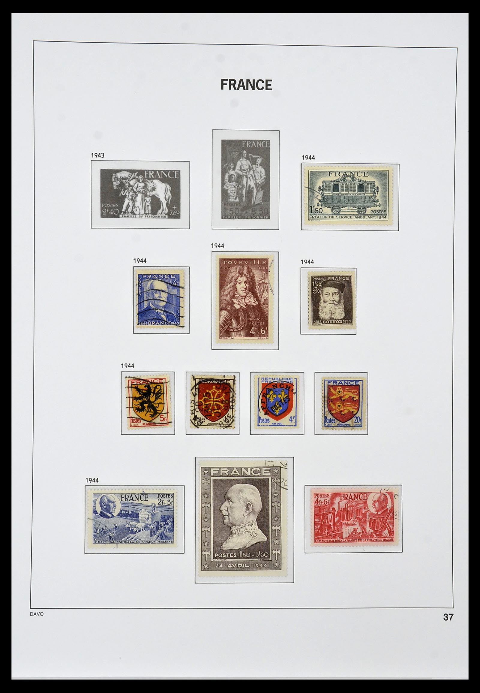 34047 037 - Postzegelverzameling 34047 Frankrijk 1853-2020(!)