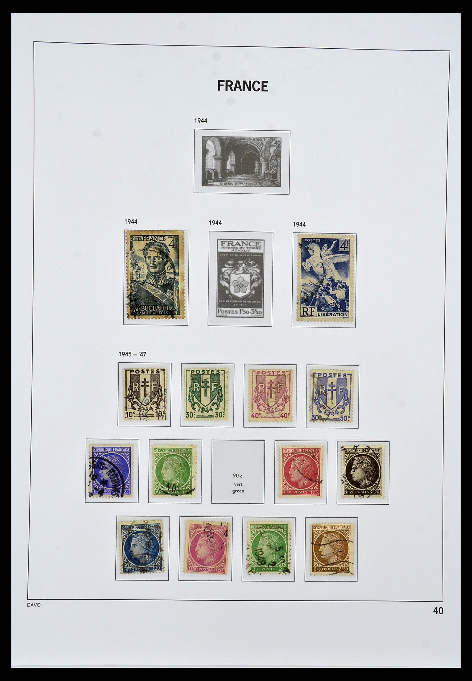 34047 040 - Postzegelverzameling 34047 Frankrijk 1853-2020(!)