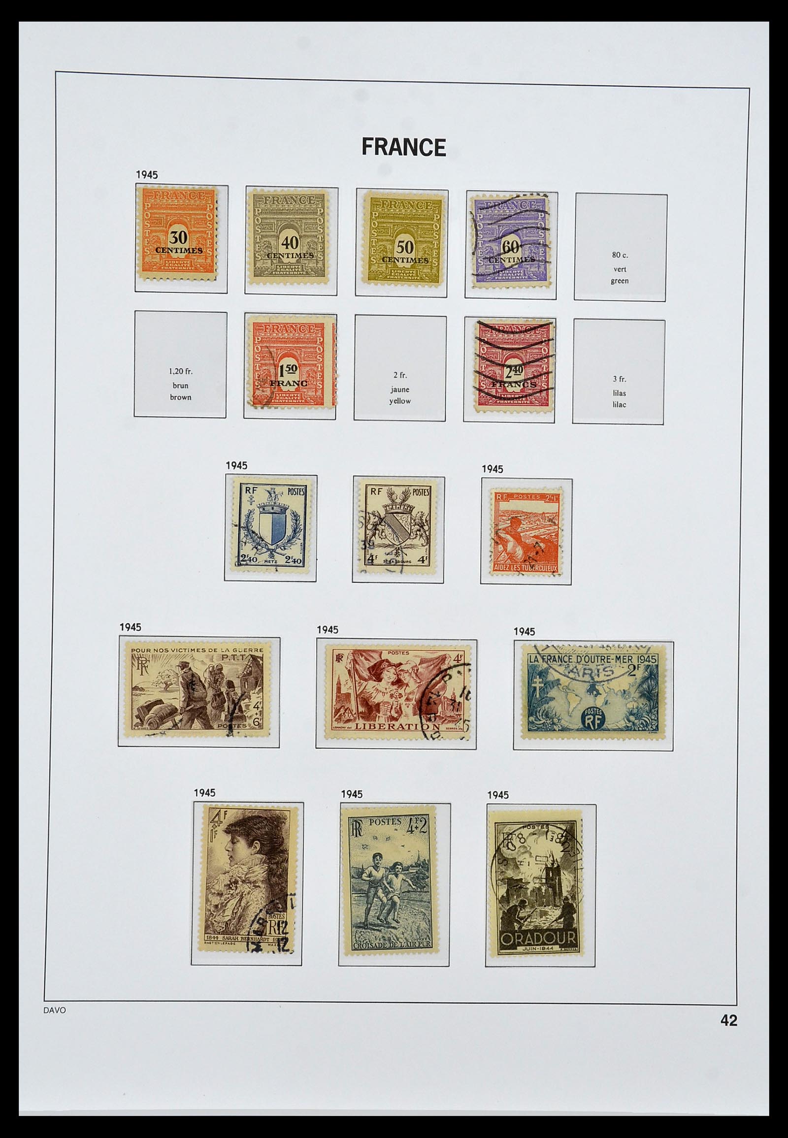 34047 042 - Stamp collection 34047 France 1853-2020(!)