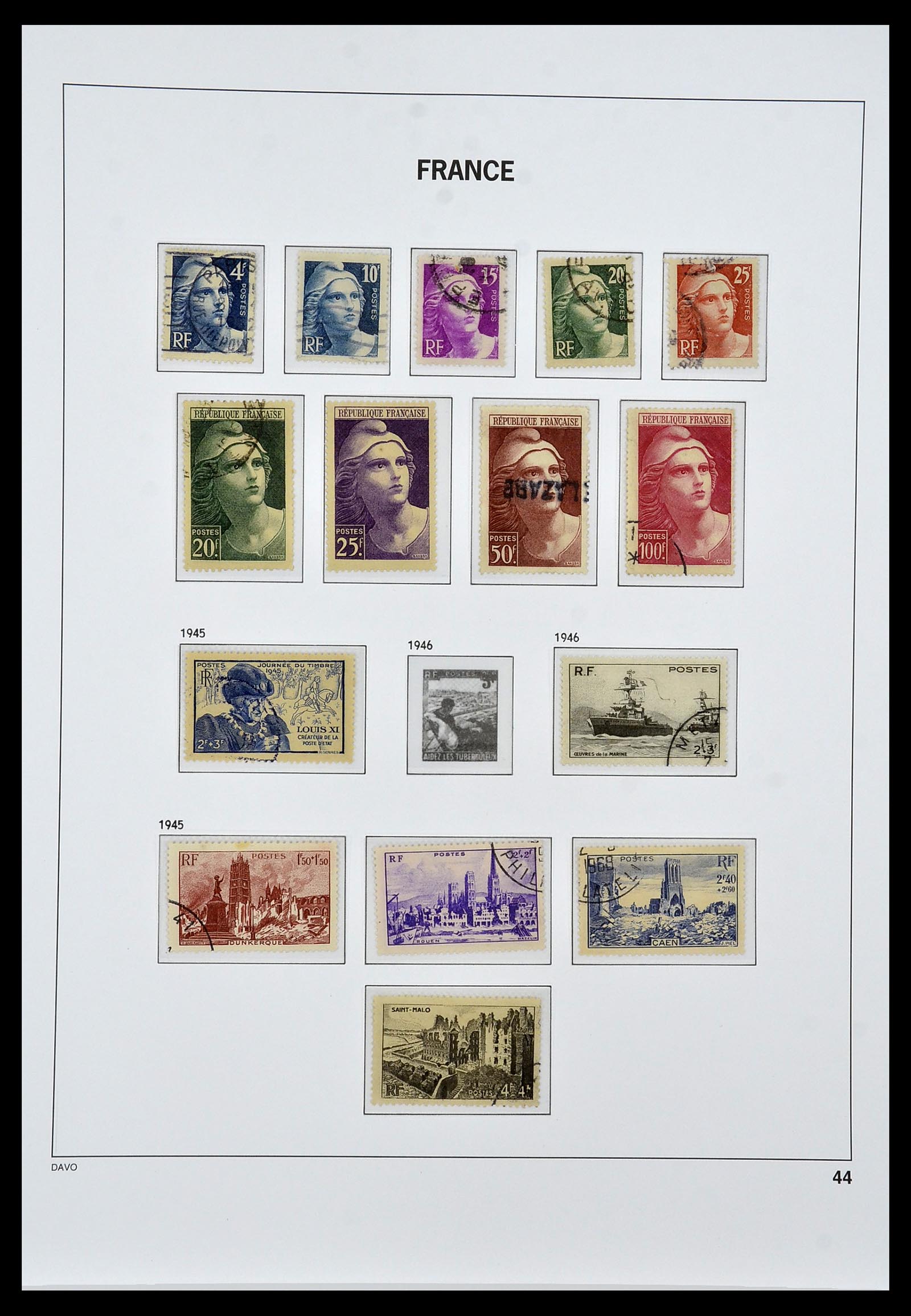 34047 044 - Postzegelverzameling 34047 Frankrijk 1853-2020(!)