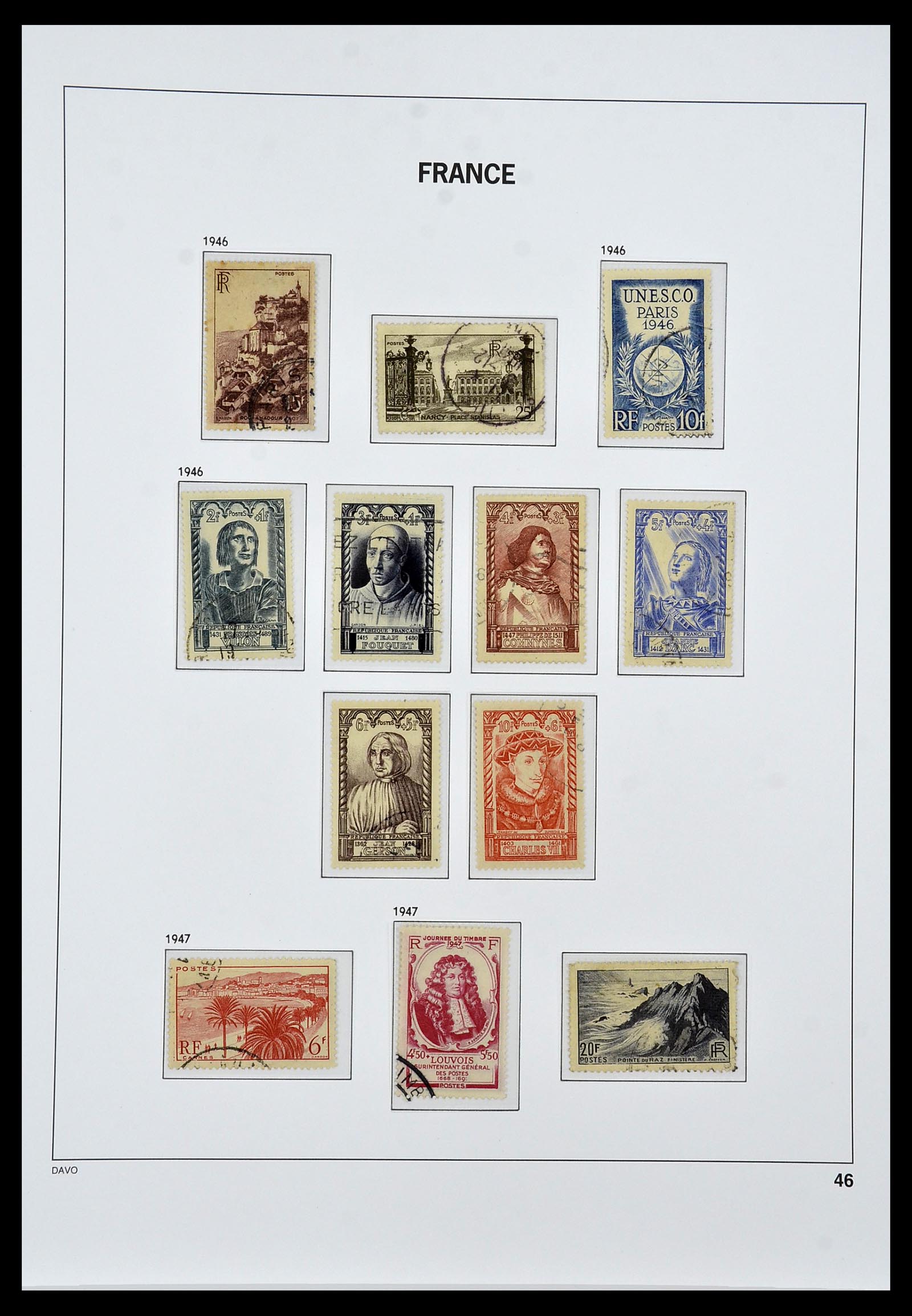 34047 046 - Postzegelverzameling 34047 Frankrijk 1853-2020(!)