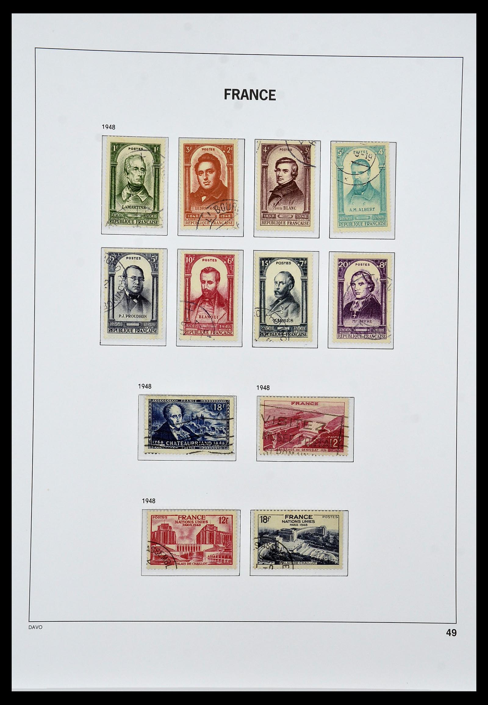 34047 049 - Stamp collection 34047 France 1853-2020(!)