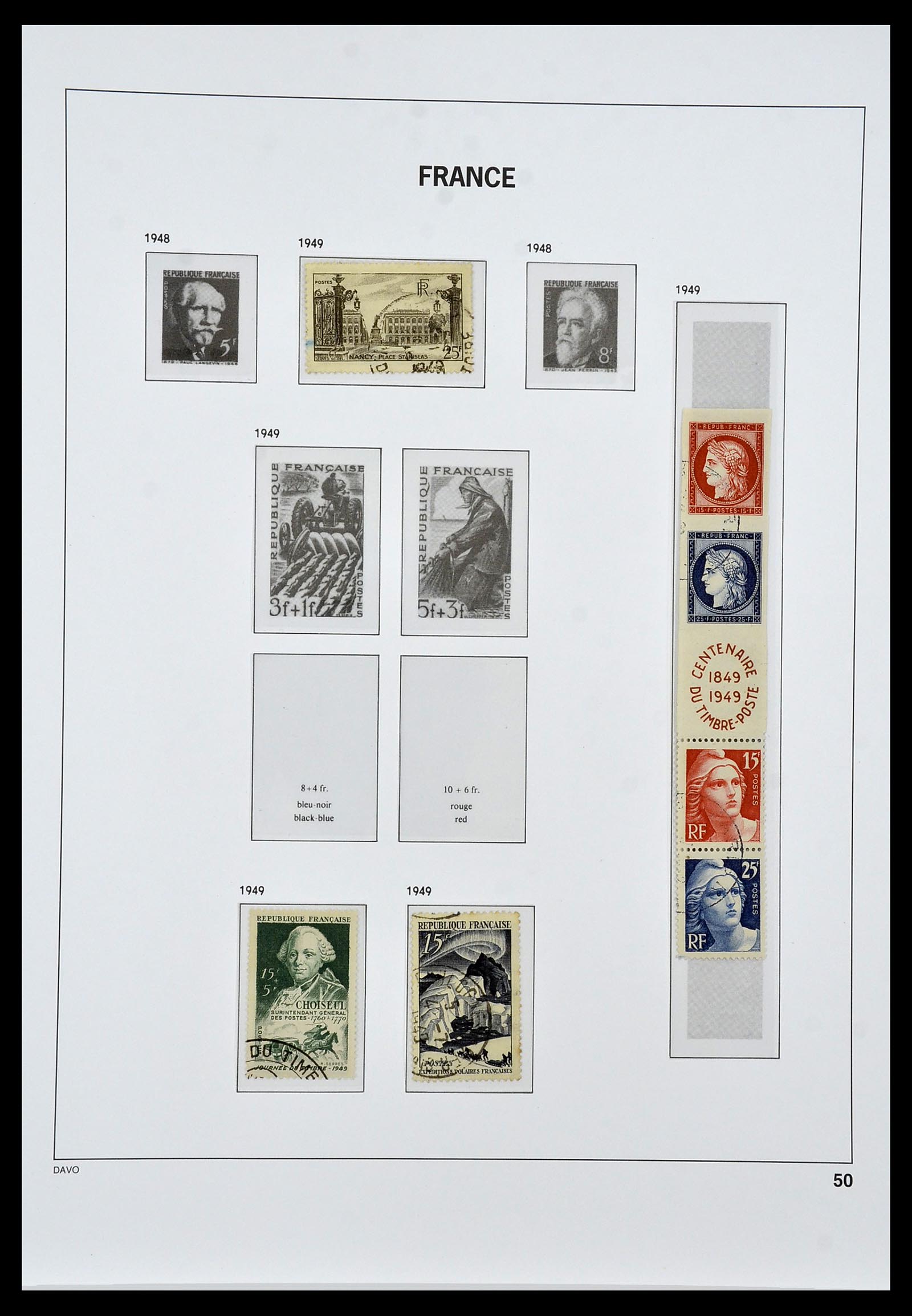 34047 050 - Postzegelverzameling 34047 Frankrijk 1853-2020(!)