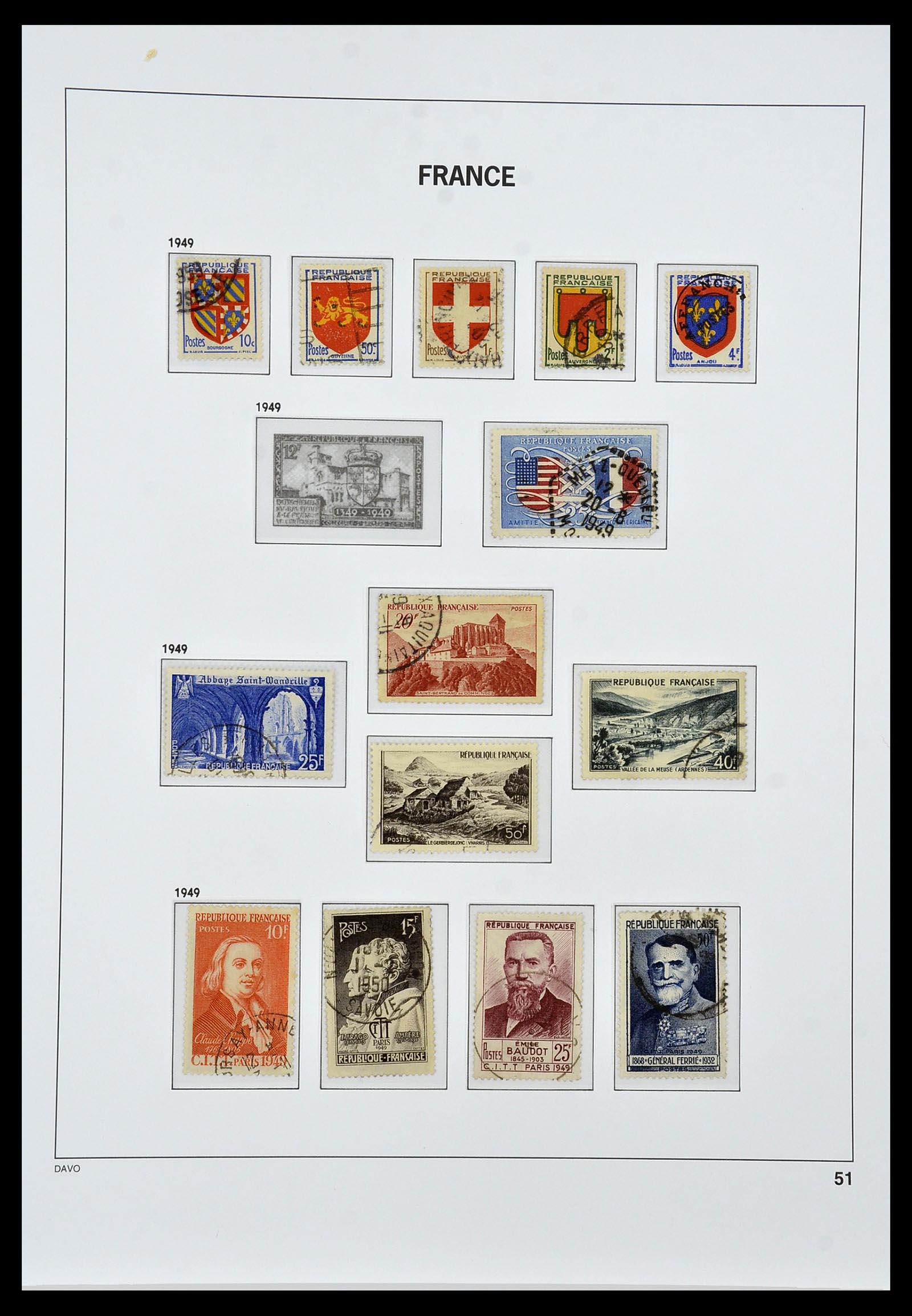 34047 051 - Postzegelverzameling 34047 Frankrijk 1853-2020(!)
