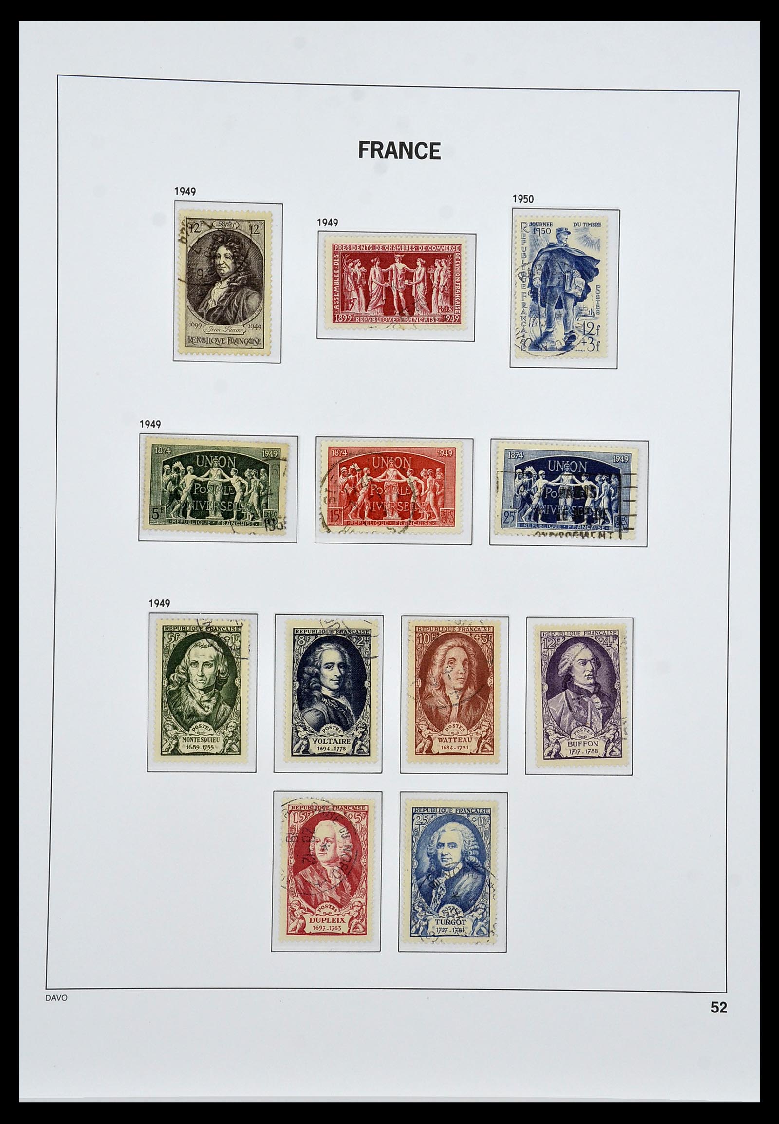 34047 052 - Stamp collection 34047 France 1853-2020(!)