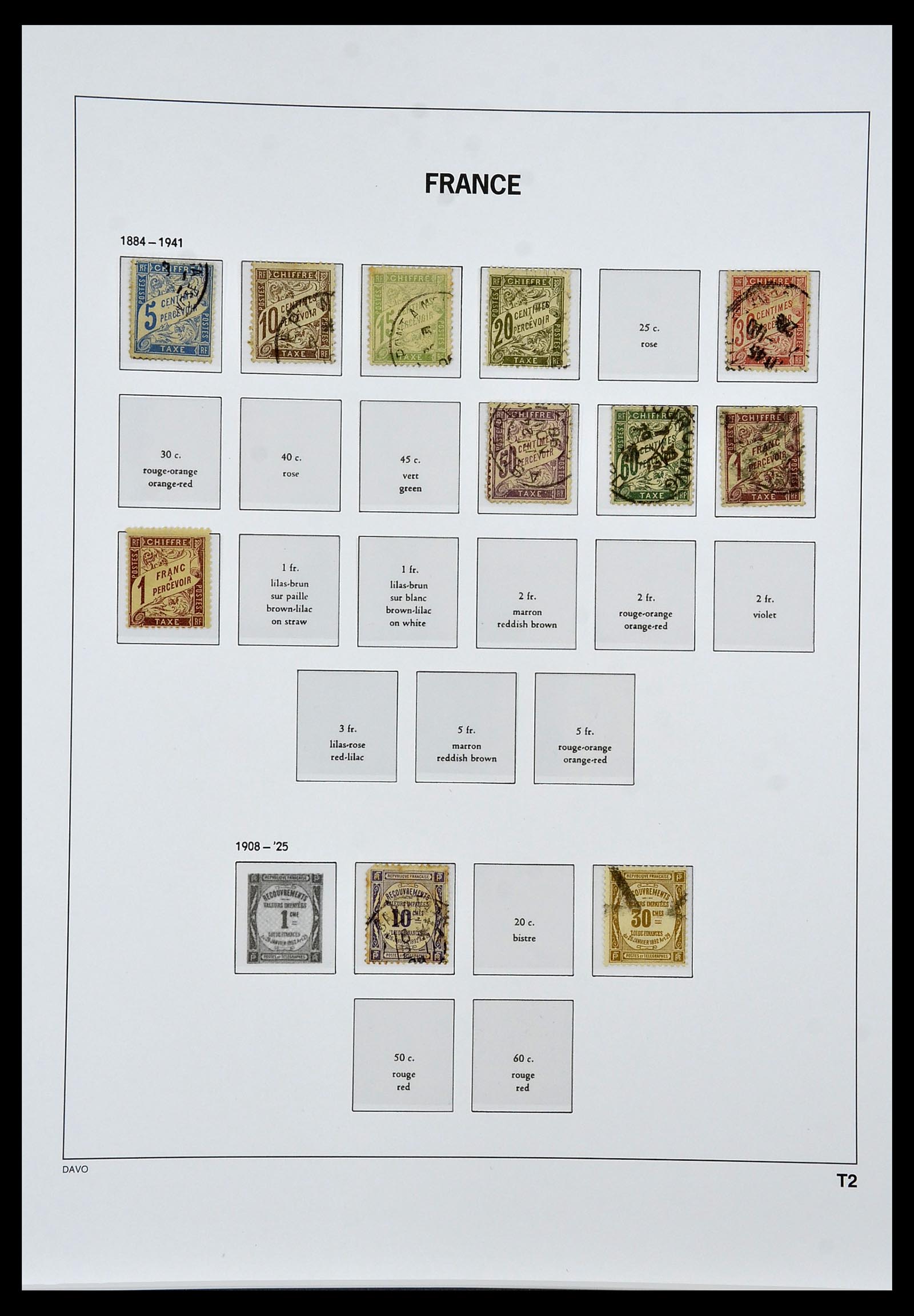 34047 060 - Postzegelverzameling 34047 Frankrijk 1853-2020(!)