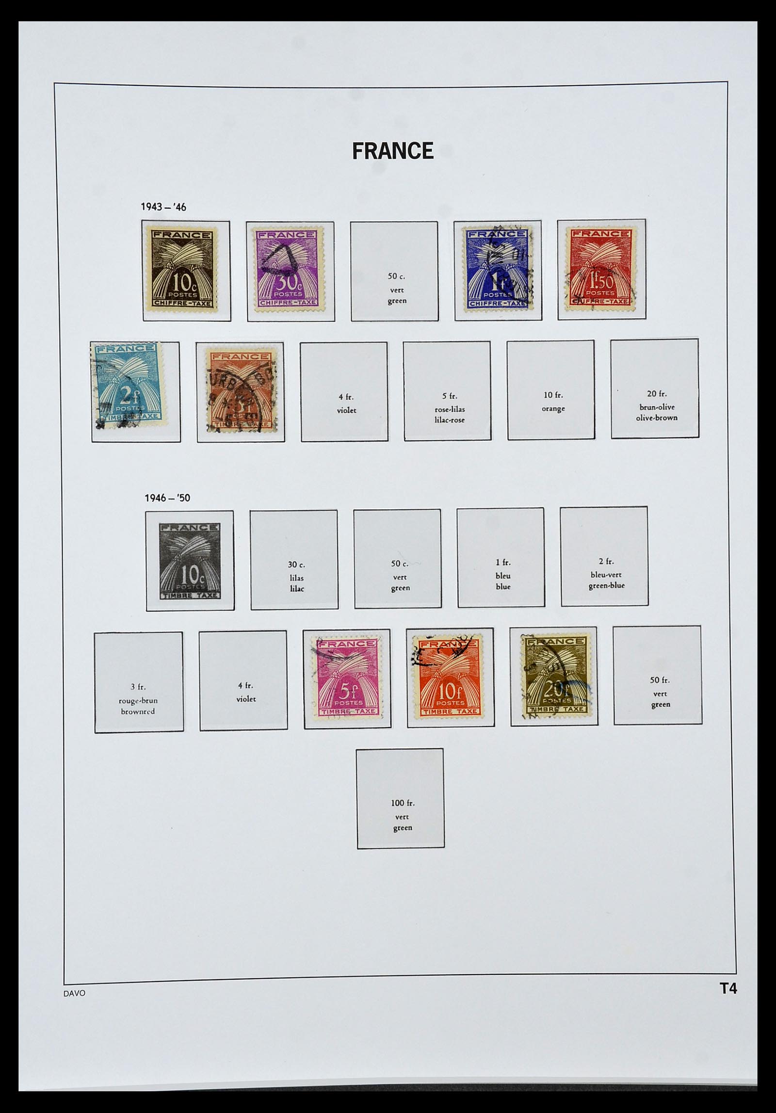 34047 062 - Postzegelverzameling 34047 Frankrijk 1853-2020(!)