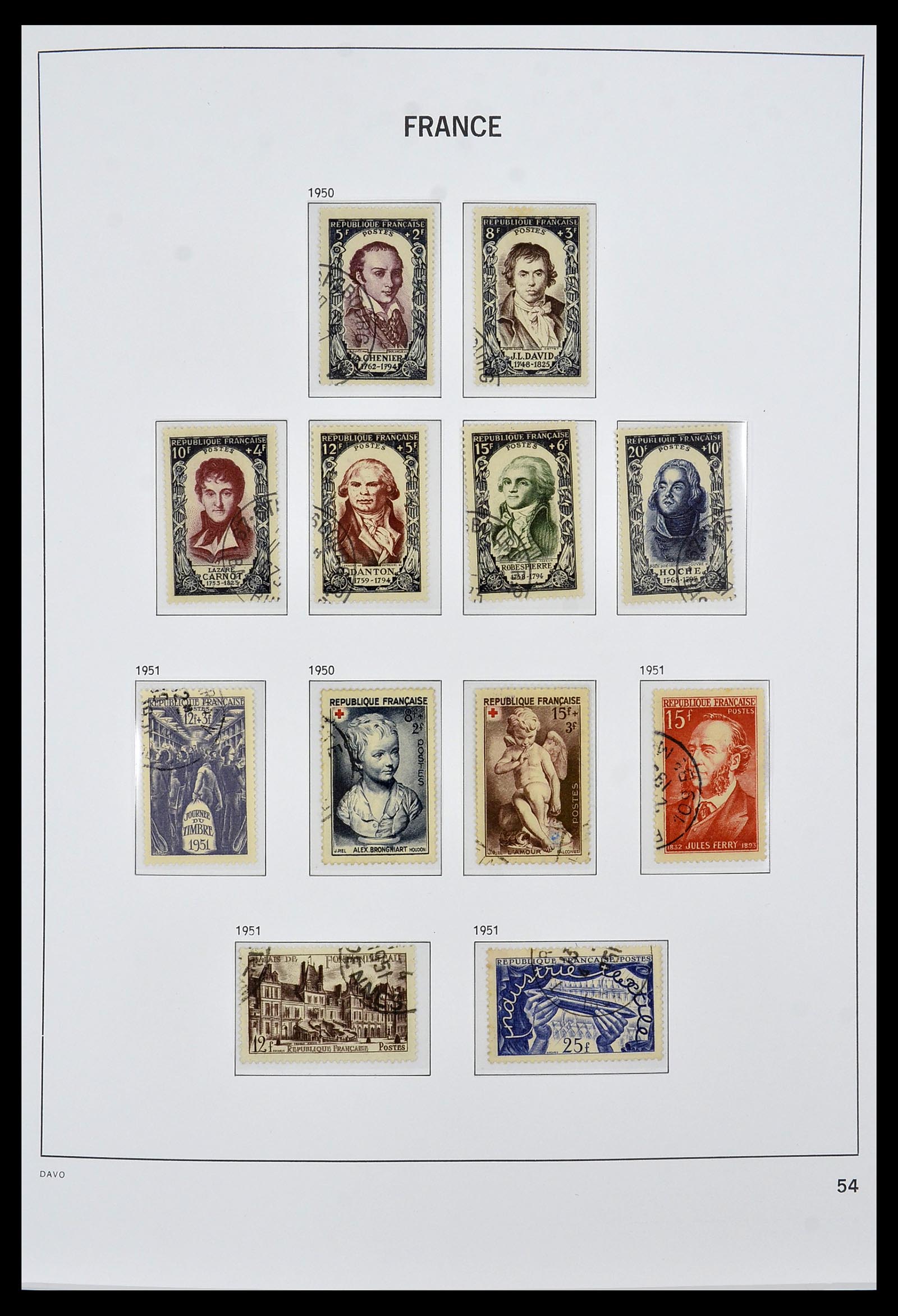 34047 064 - Postzegelverzameling 34047 Frankrijk 1853-2020(!)