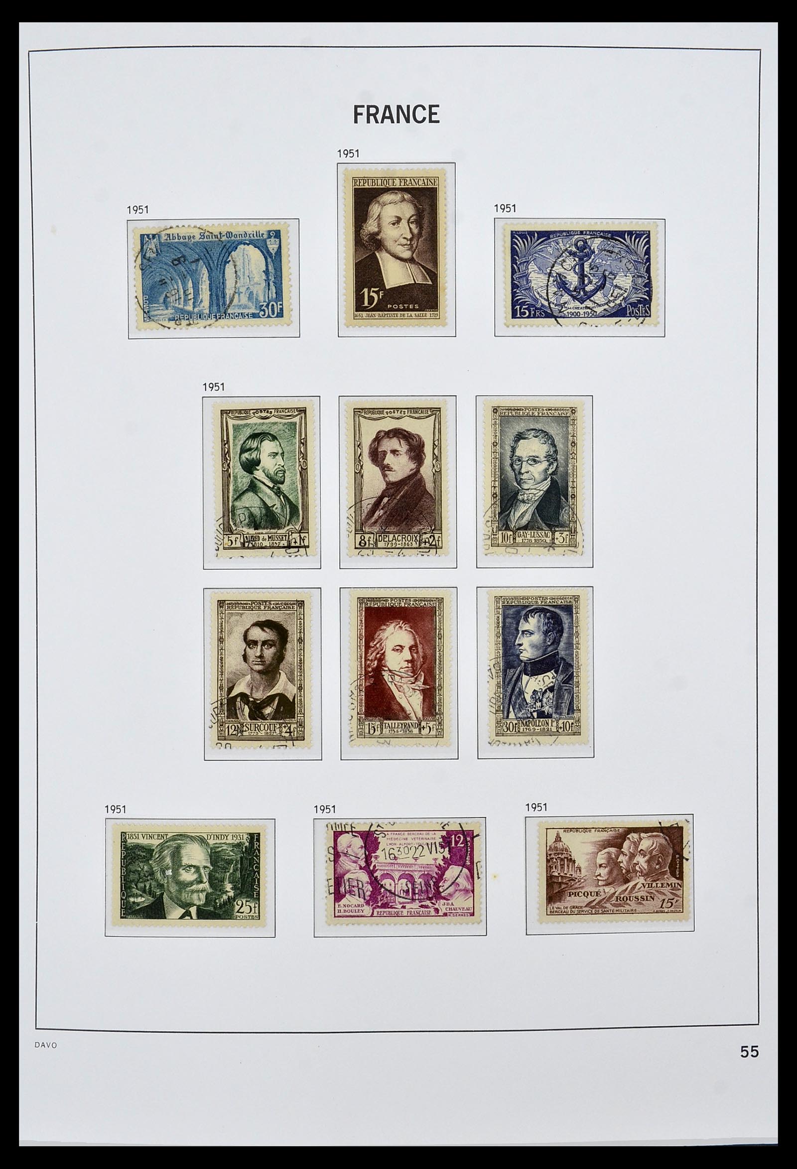 34047 065 - Postzegelverzameling 34047 Frankrijk 1853-2020(!)
