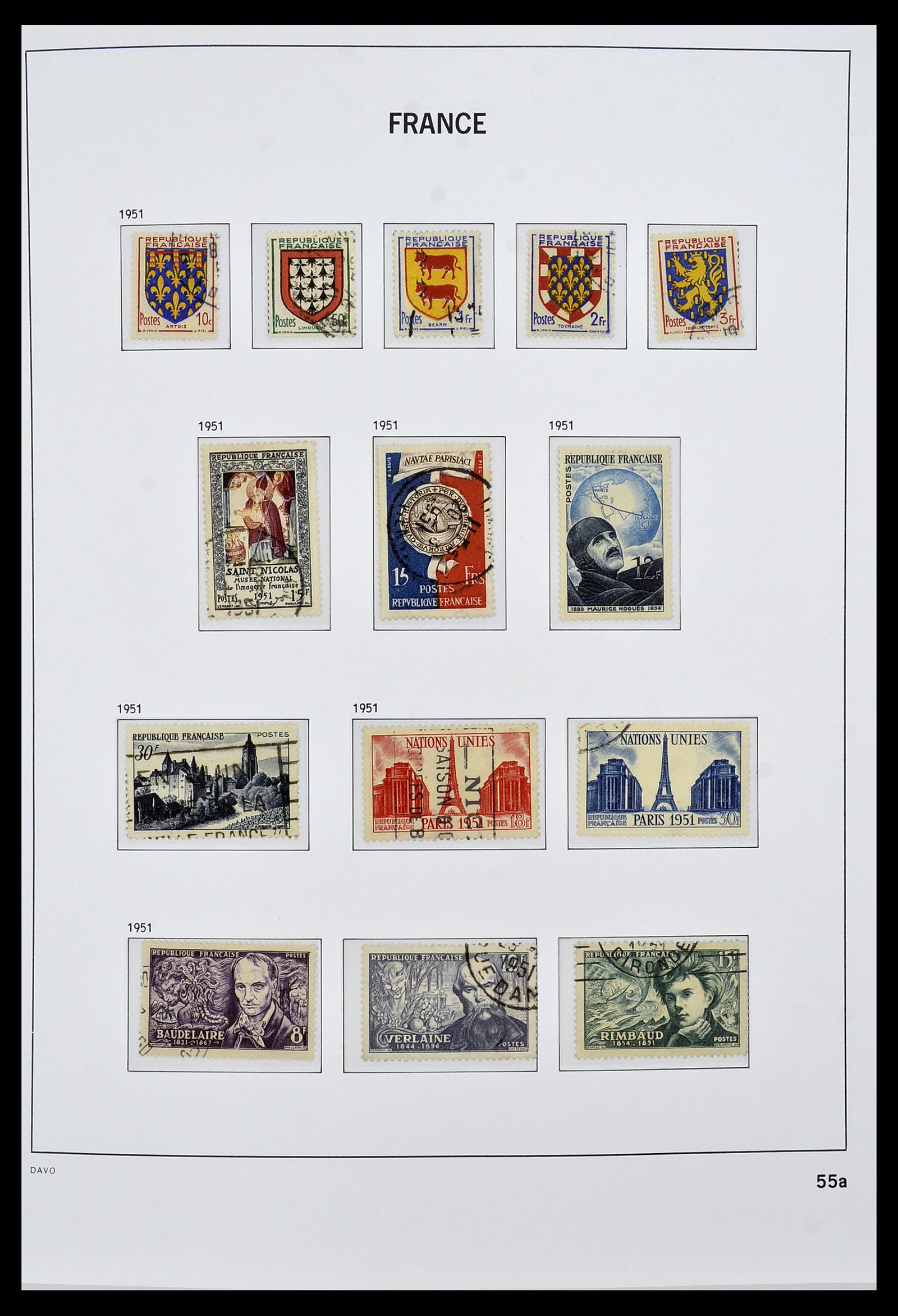 34047 066 - Postzegelverzameling 34047 Frankrijk 1853-2020(!)