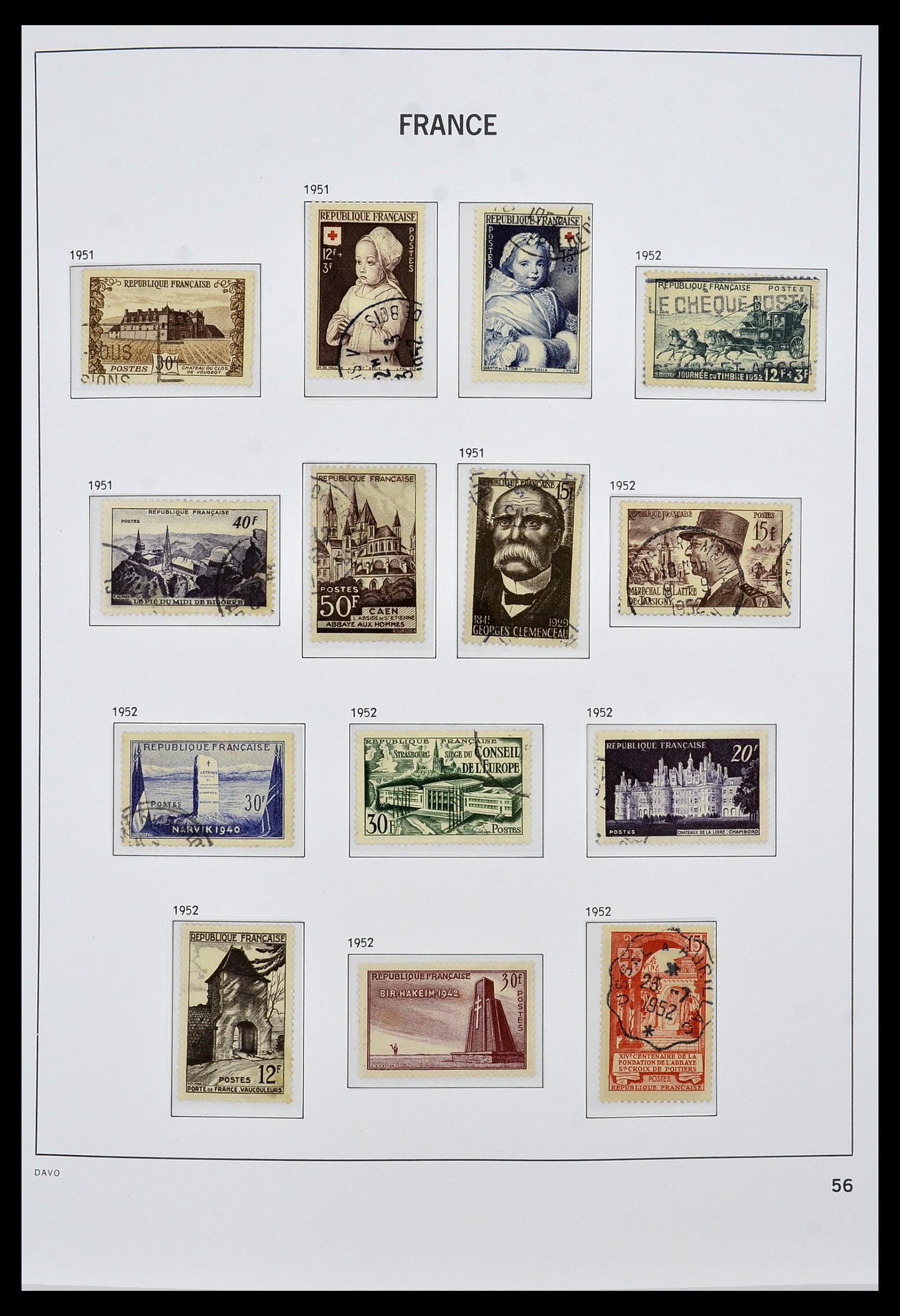 34047 067 - Postzegelverzameling 34047 Frankrijk 1853-2020(!)