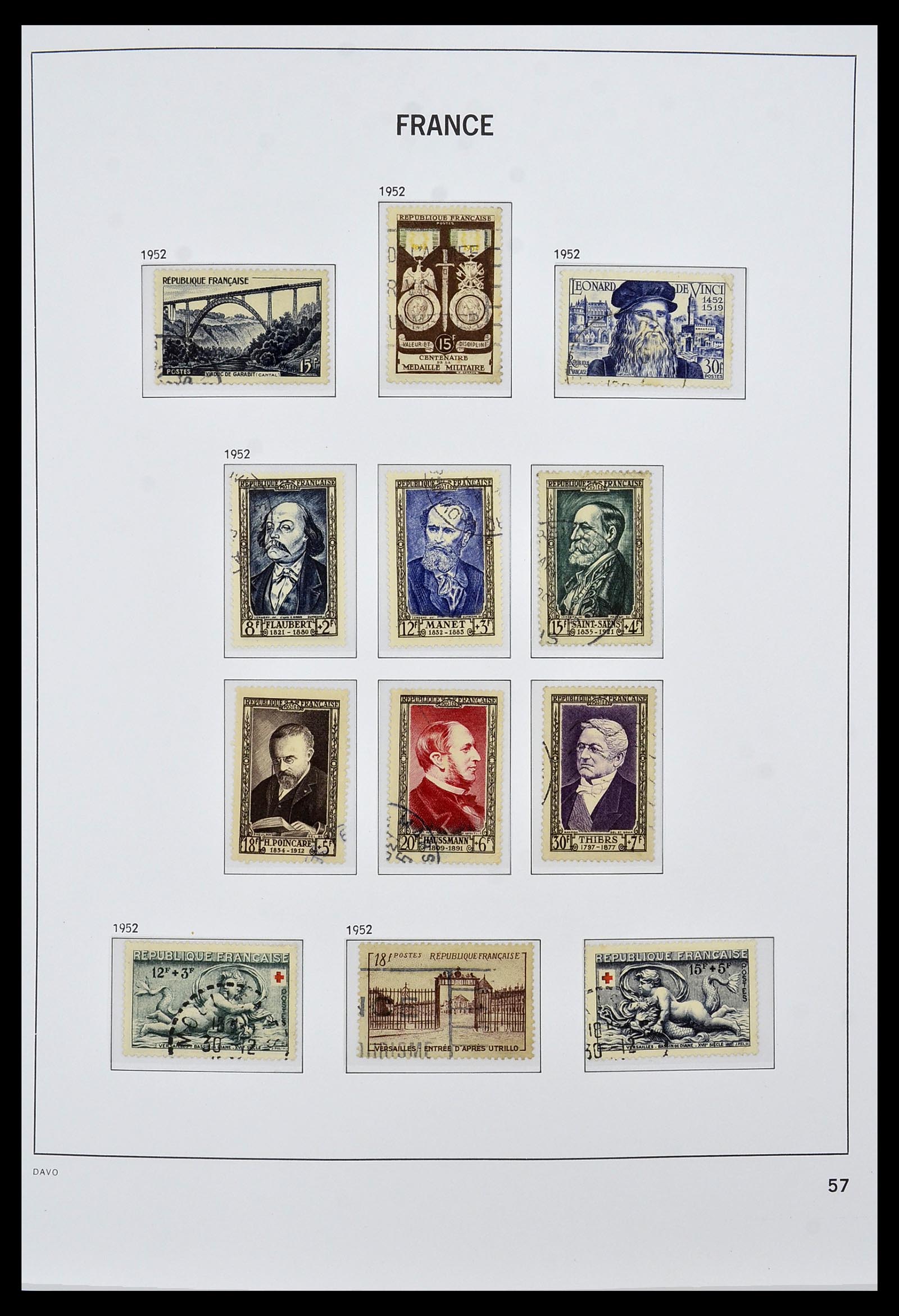34047 068 - Postzegelverzameling 34047 Frankrijk 1853-2020(!)