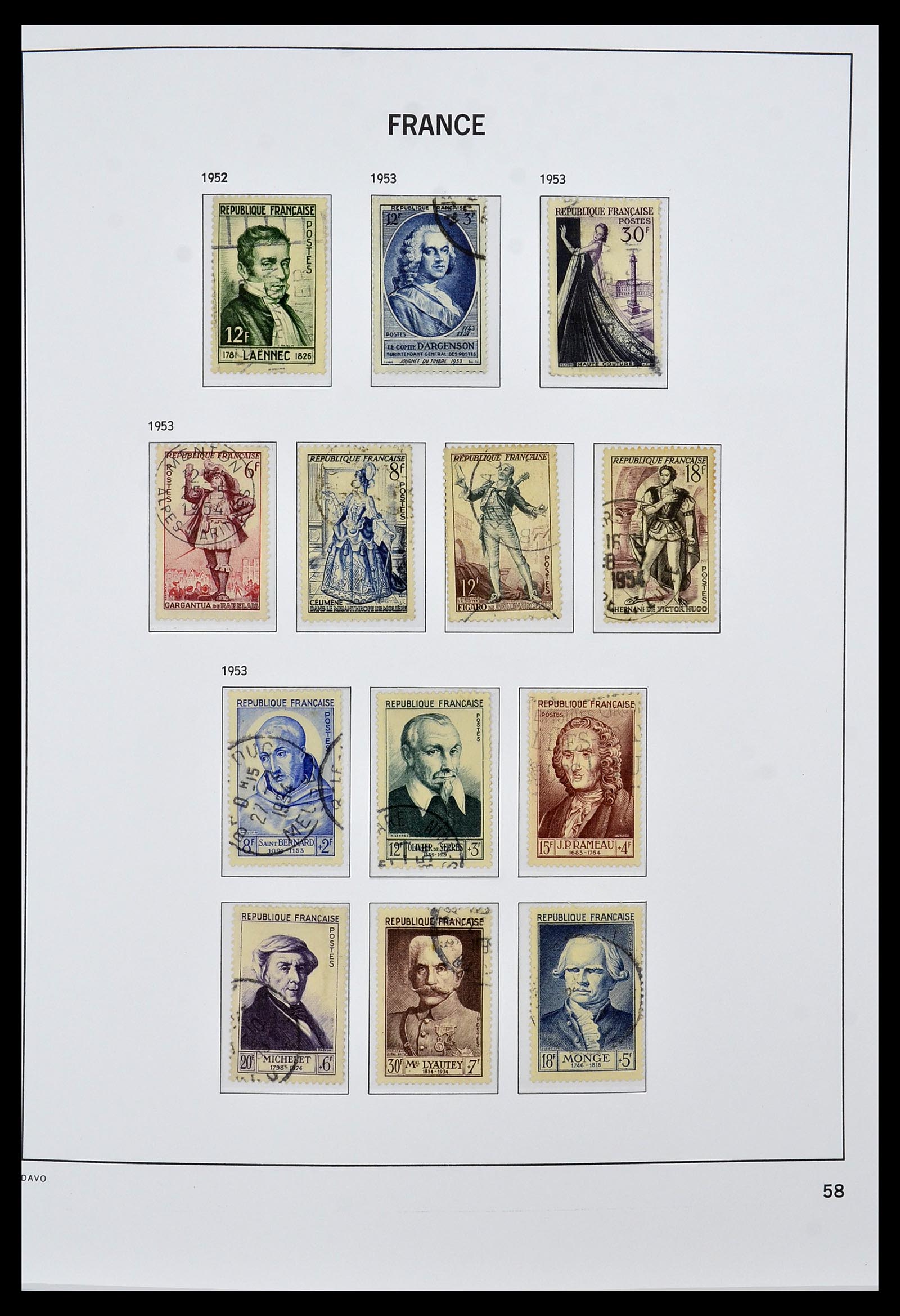 34047 069 - Postzegelverzameling 34047 Frankrijk 1853-2020(!)