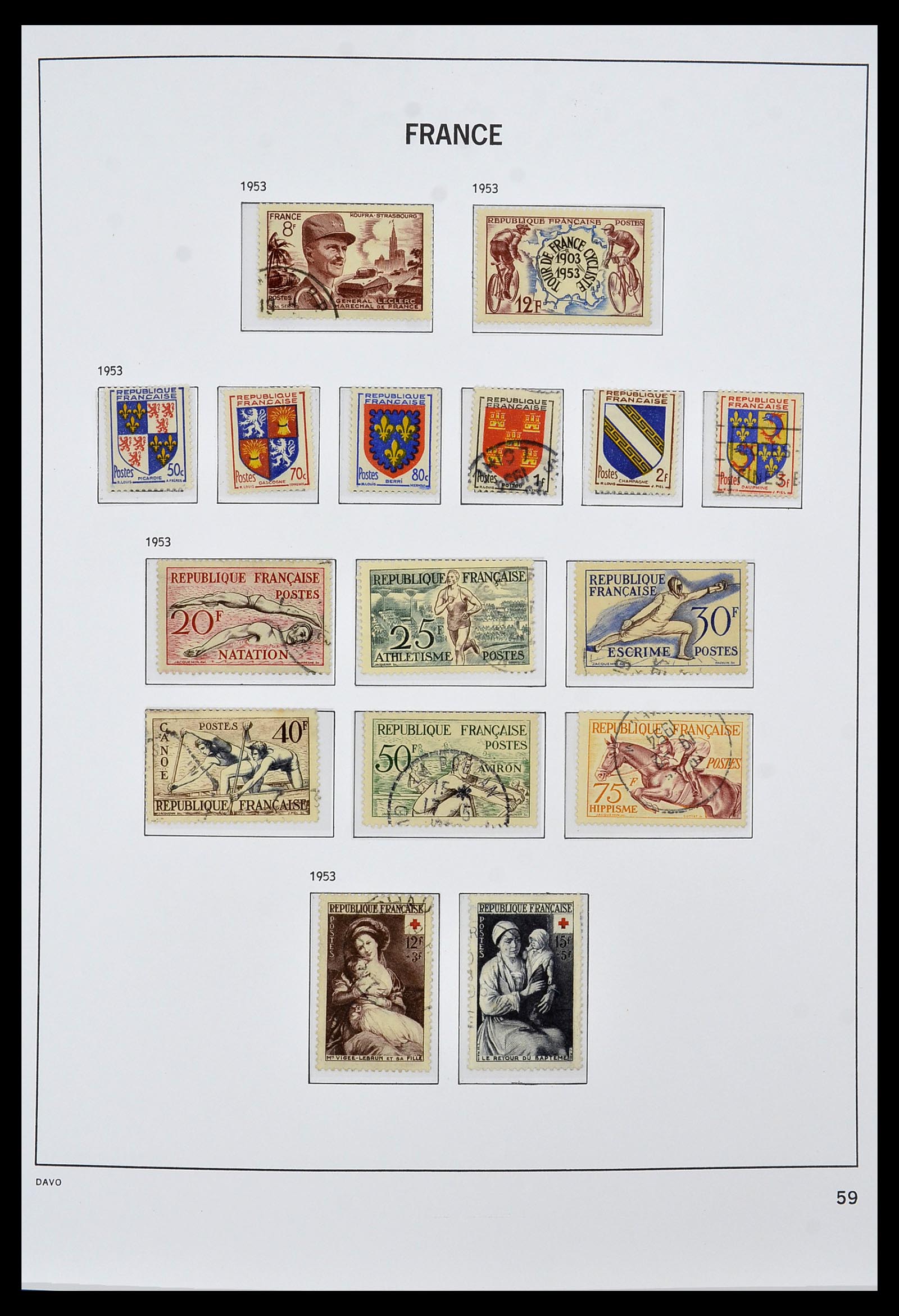 34047 070 - Postzegelverzameling 34047 Frankrijk 1853-2020(!)
