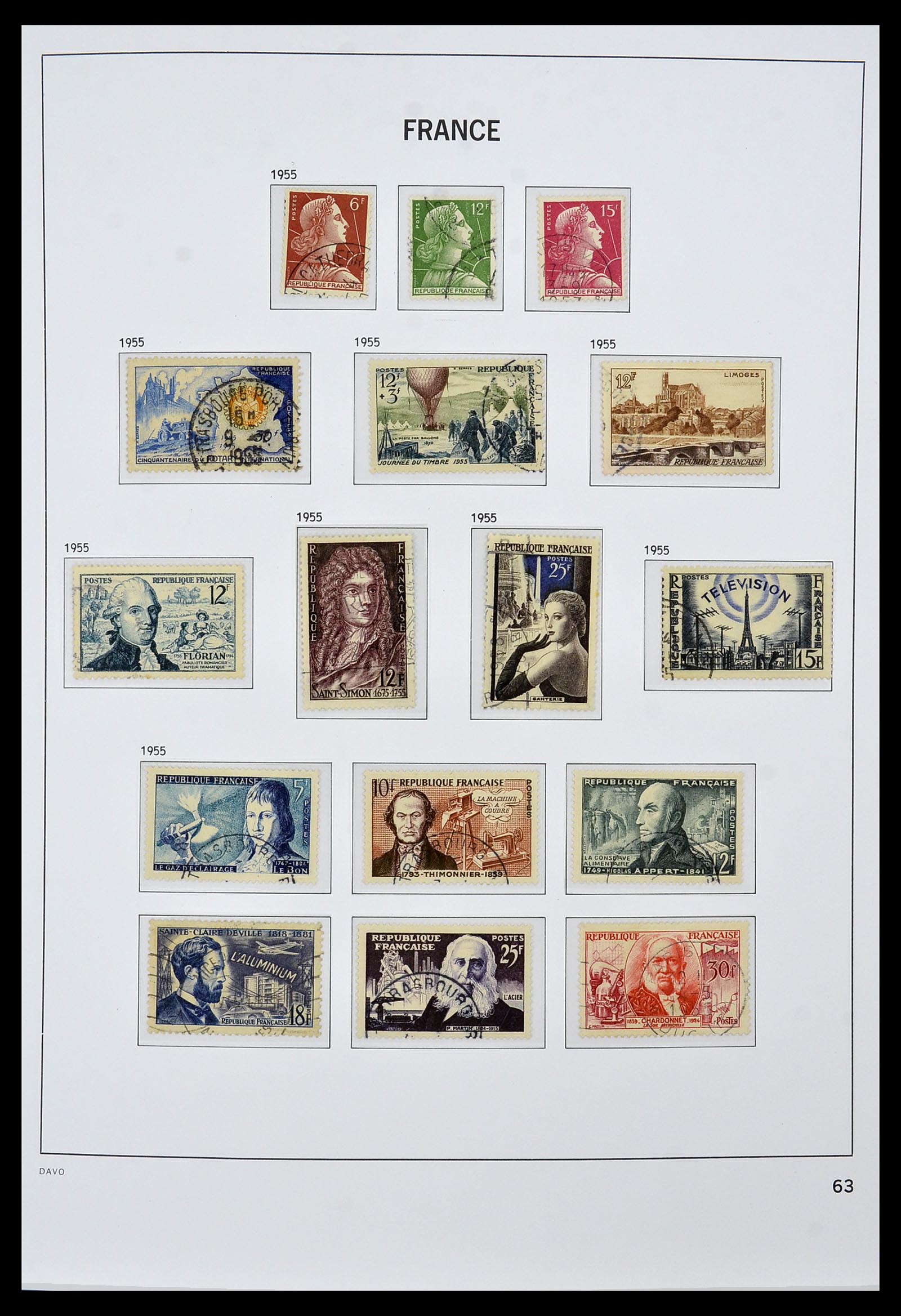 34047 074 - Postzegelverzameling 34047 Frankrijk 1853-2020(!)