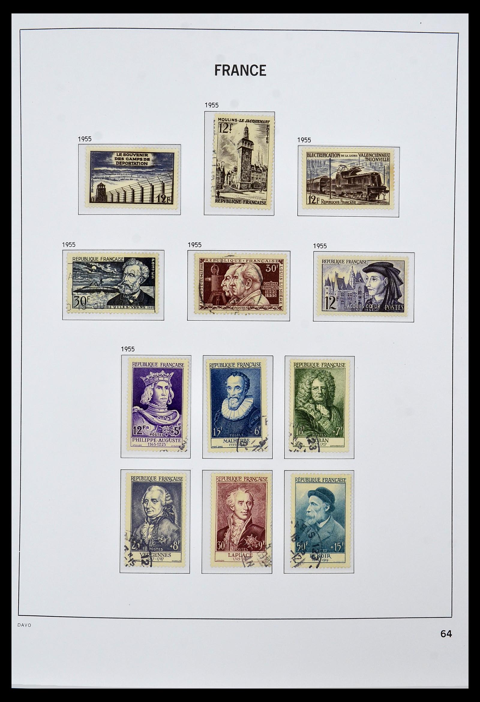 34047 075 - Postzegelverzameling 34047 Frankrijk 1853-2020(!)