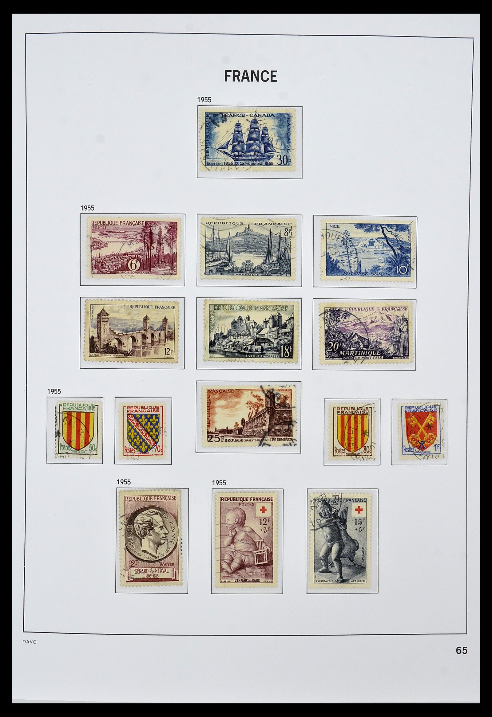 34047 076 - Postzegelverzameling 34047 Frankrijk 1853-2020(!)