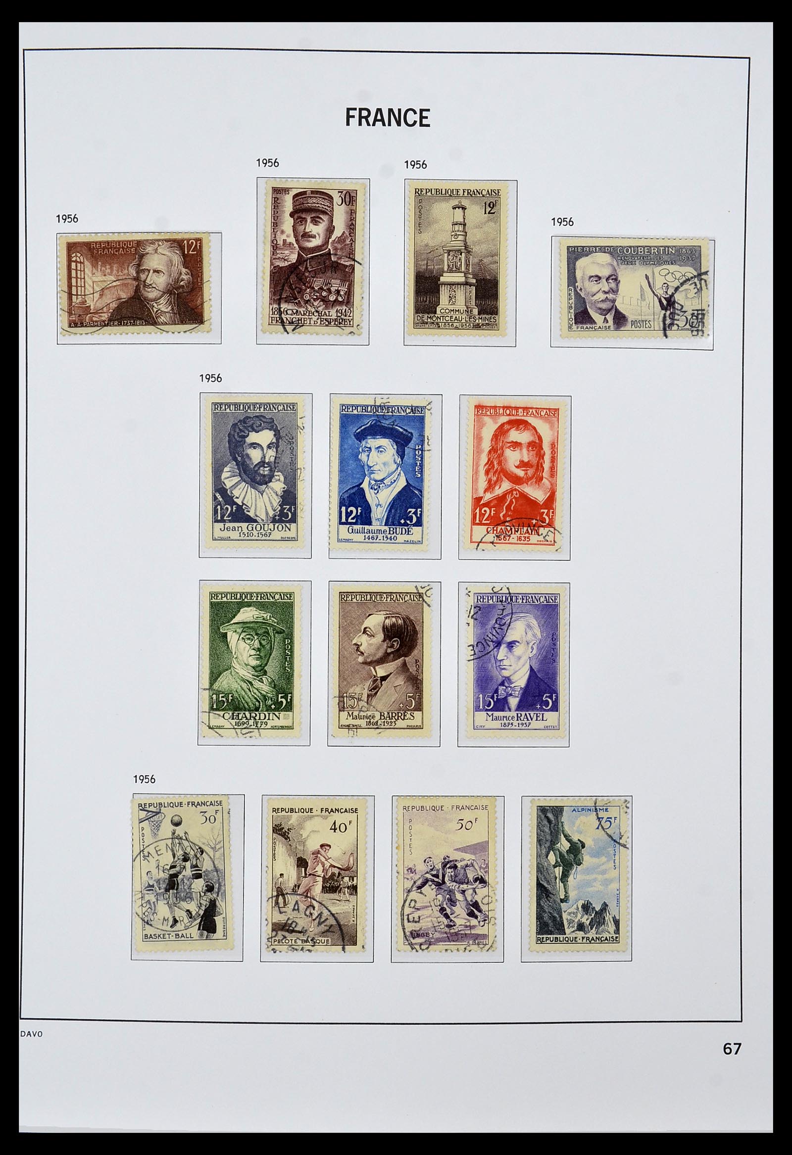 34047 078 - Postzegelverzameling 34047 Frankrijk 1853-2020(!)