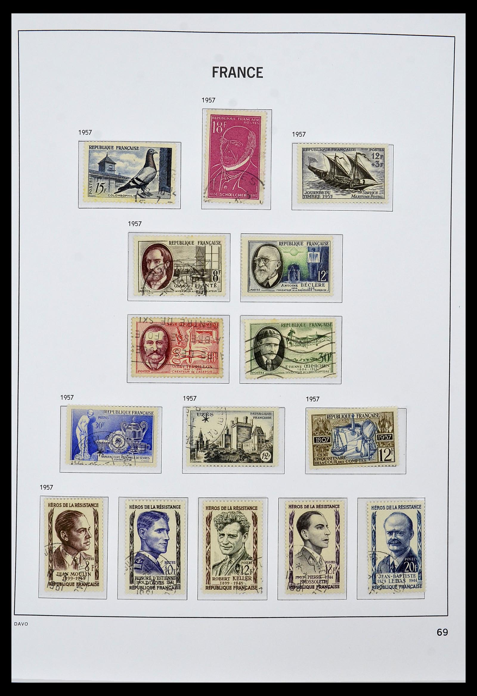 34047 080 - Postzegelverzameling 34047 Frankrijk 1853-2020(!)