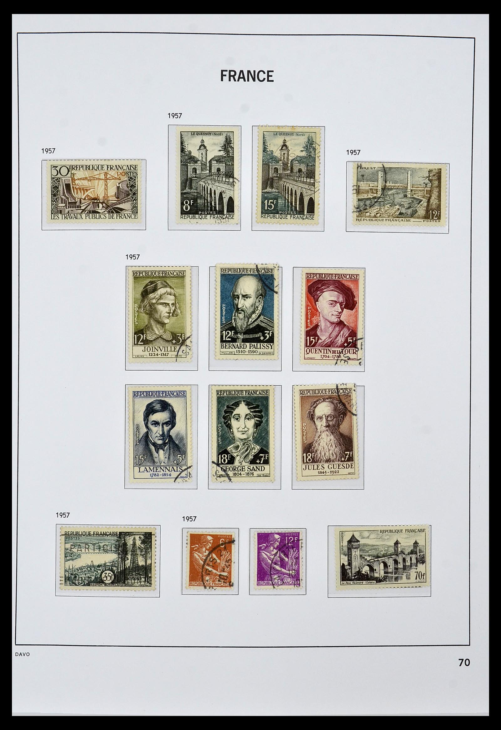34047 081 - Postzegelverzameling 34047 Frankrijk 1853-2020(!)