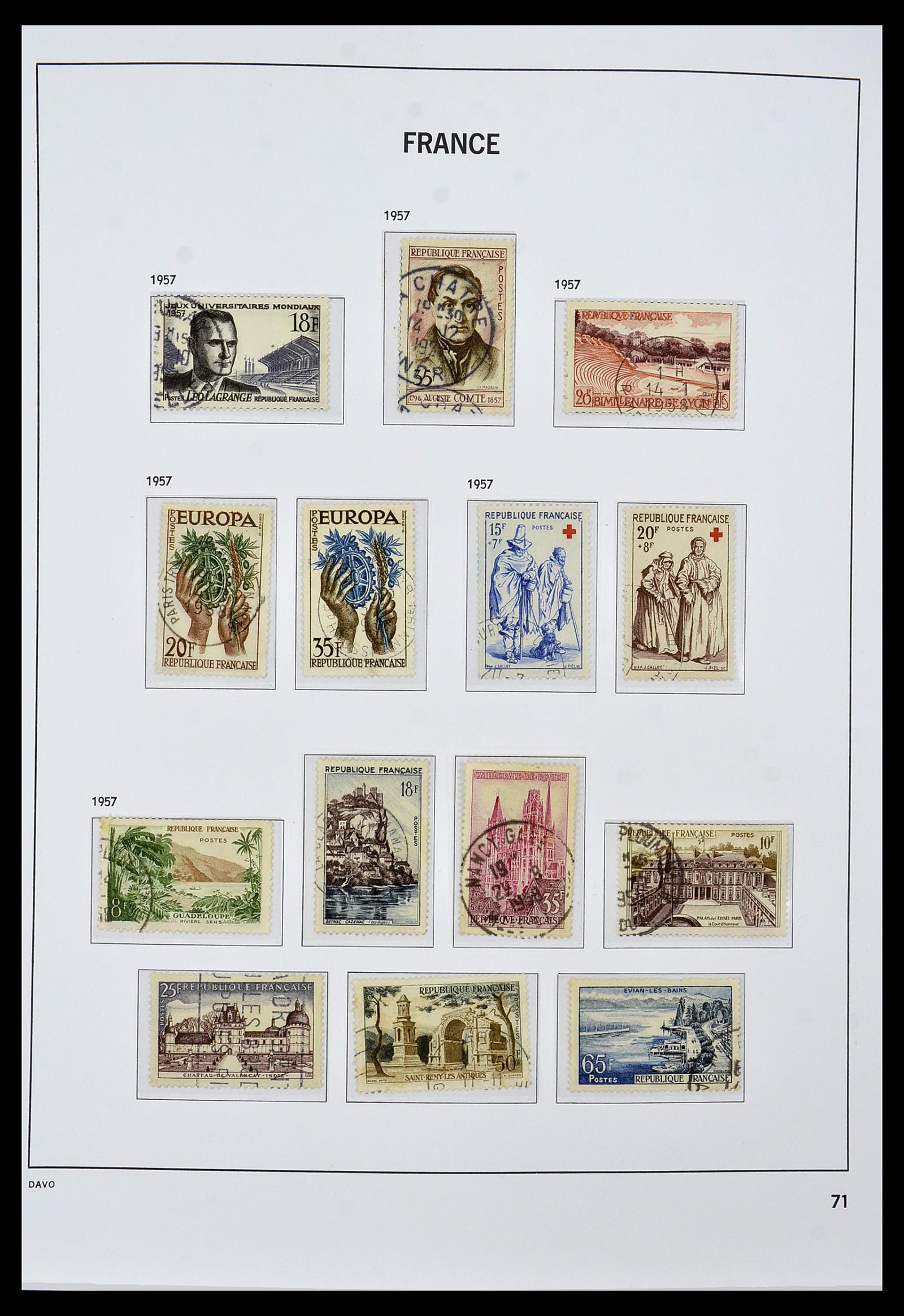 34047 082 - Postzegelverzameling 34047 Frankrijk 1853-2020(!)