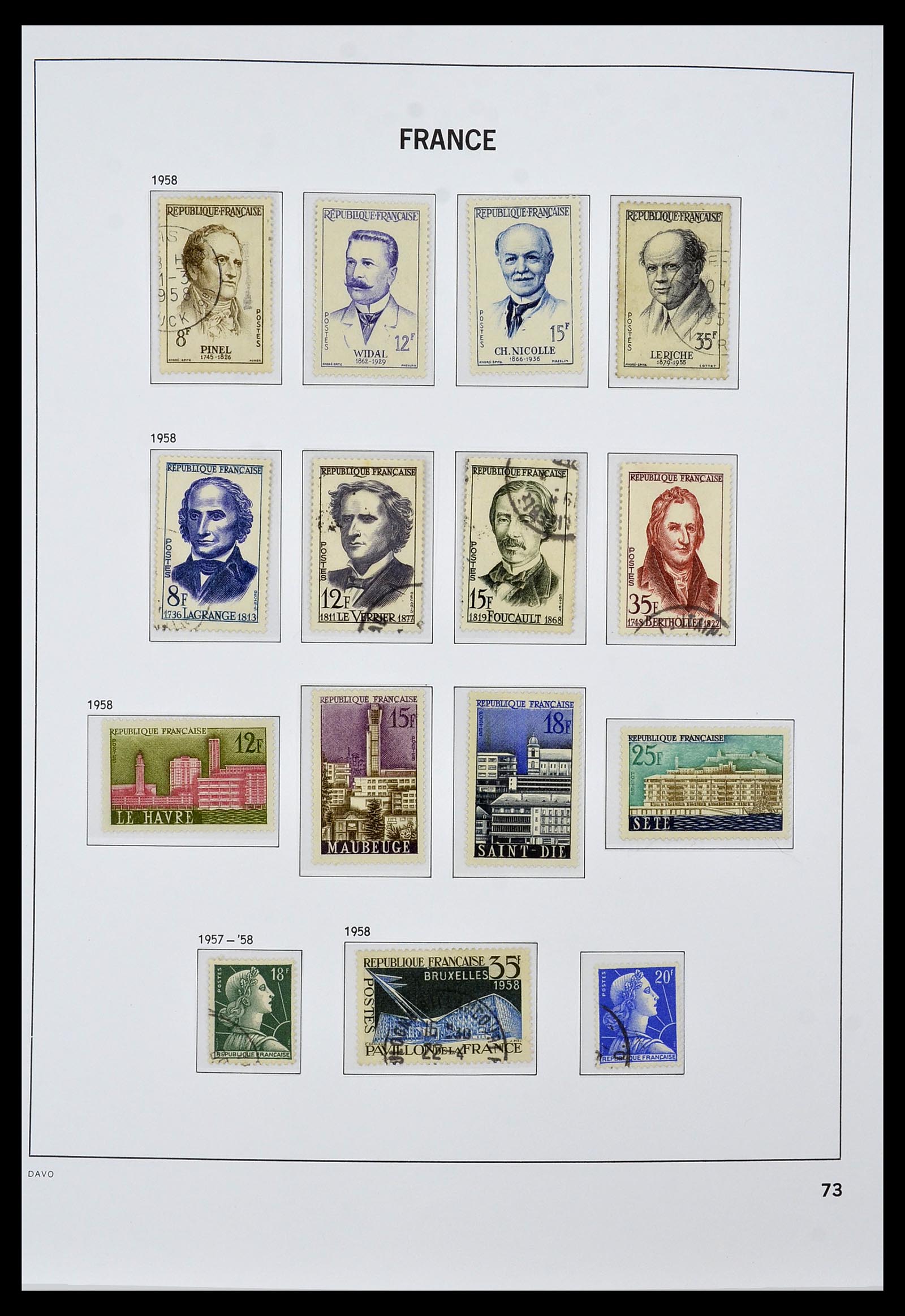 34047 084 - Postzegelverzameling 34047 Frankrijk 1853-2020(!)