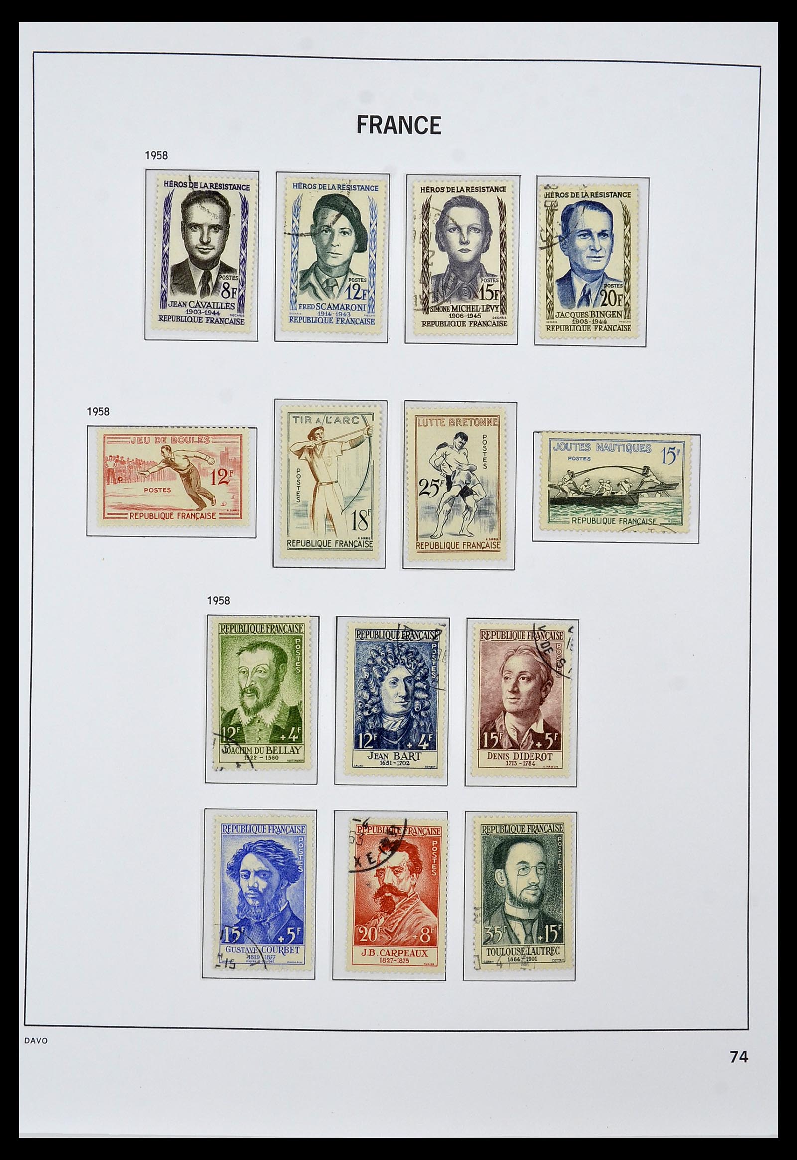 34047 085 - Postzegelverzameling 34047 Frankrijk 1853-2020(!)
