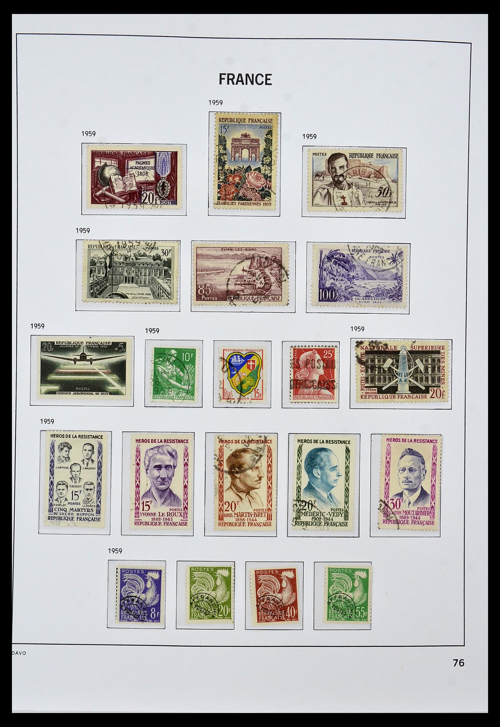 34047 087 - Postzegelverzameling 34047 Frankrijk 1853-2020(!)