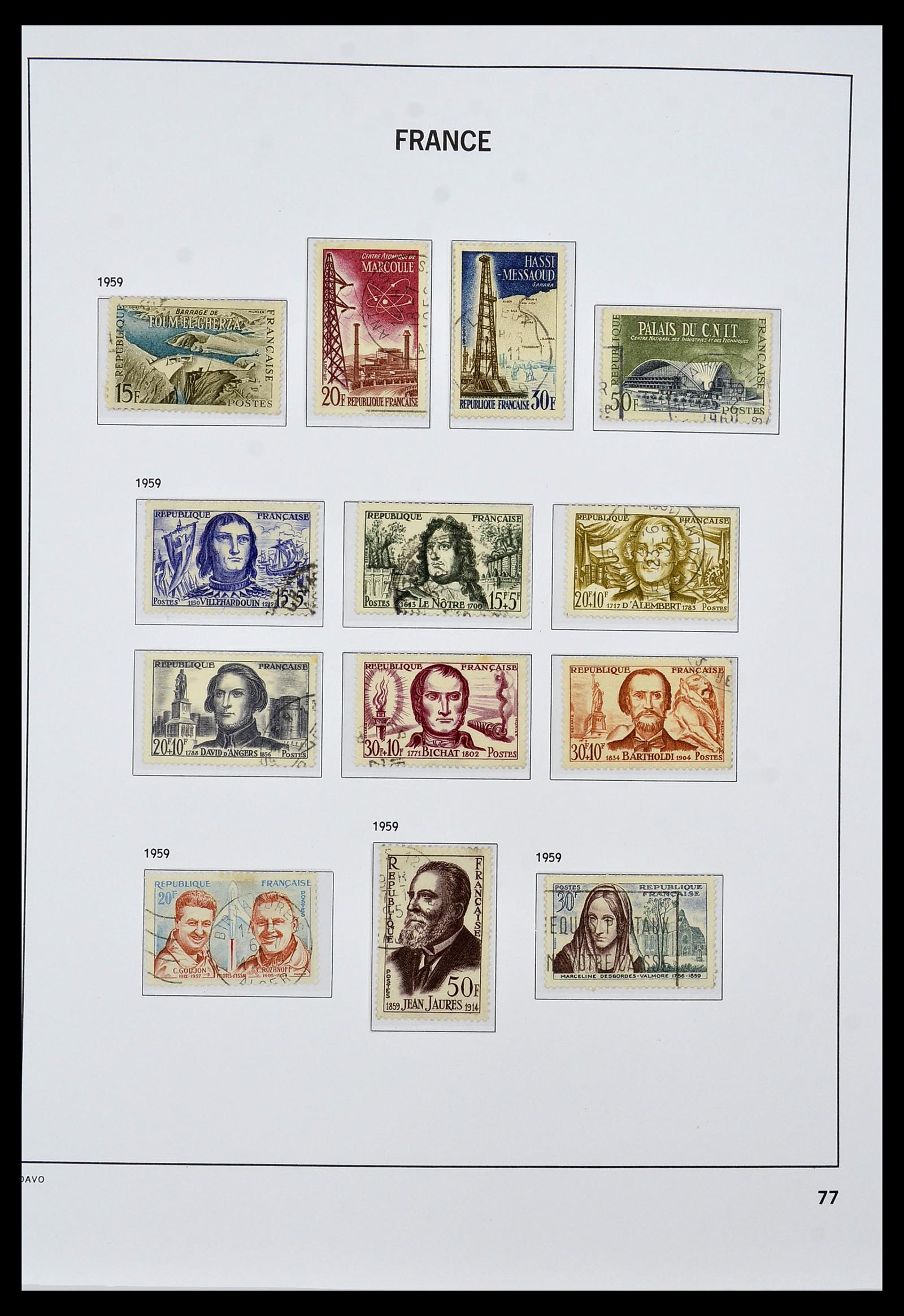 34047 088 - Postzegelverzameling 34047 Frankrijk 1853-2020(!)
