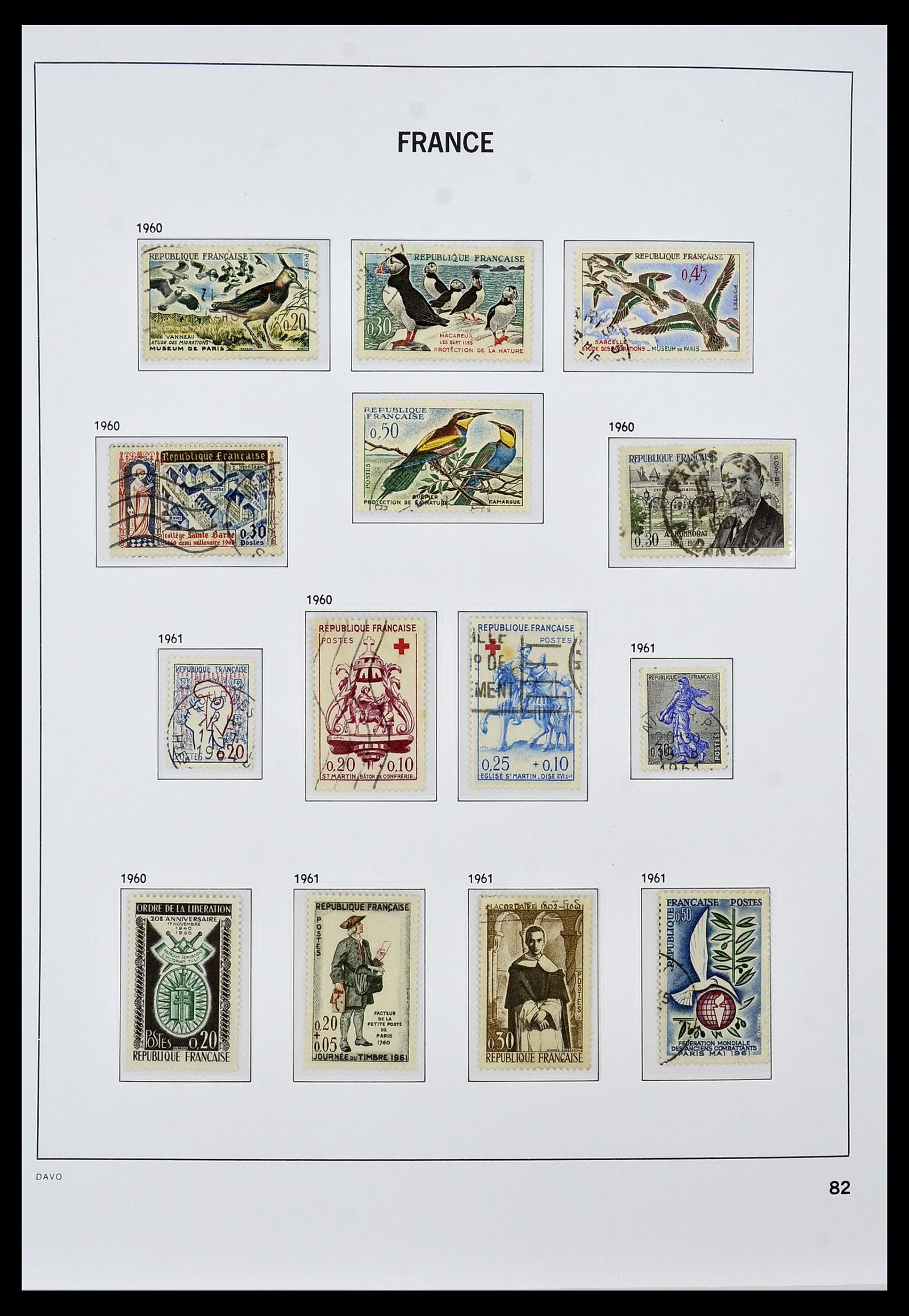 34047 093 - Postzegelverzameling 34047 Frankrijk 1853-2020(!)