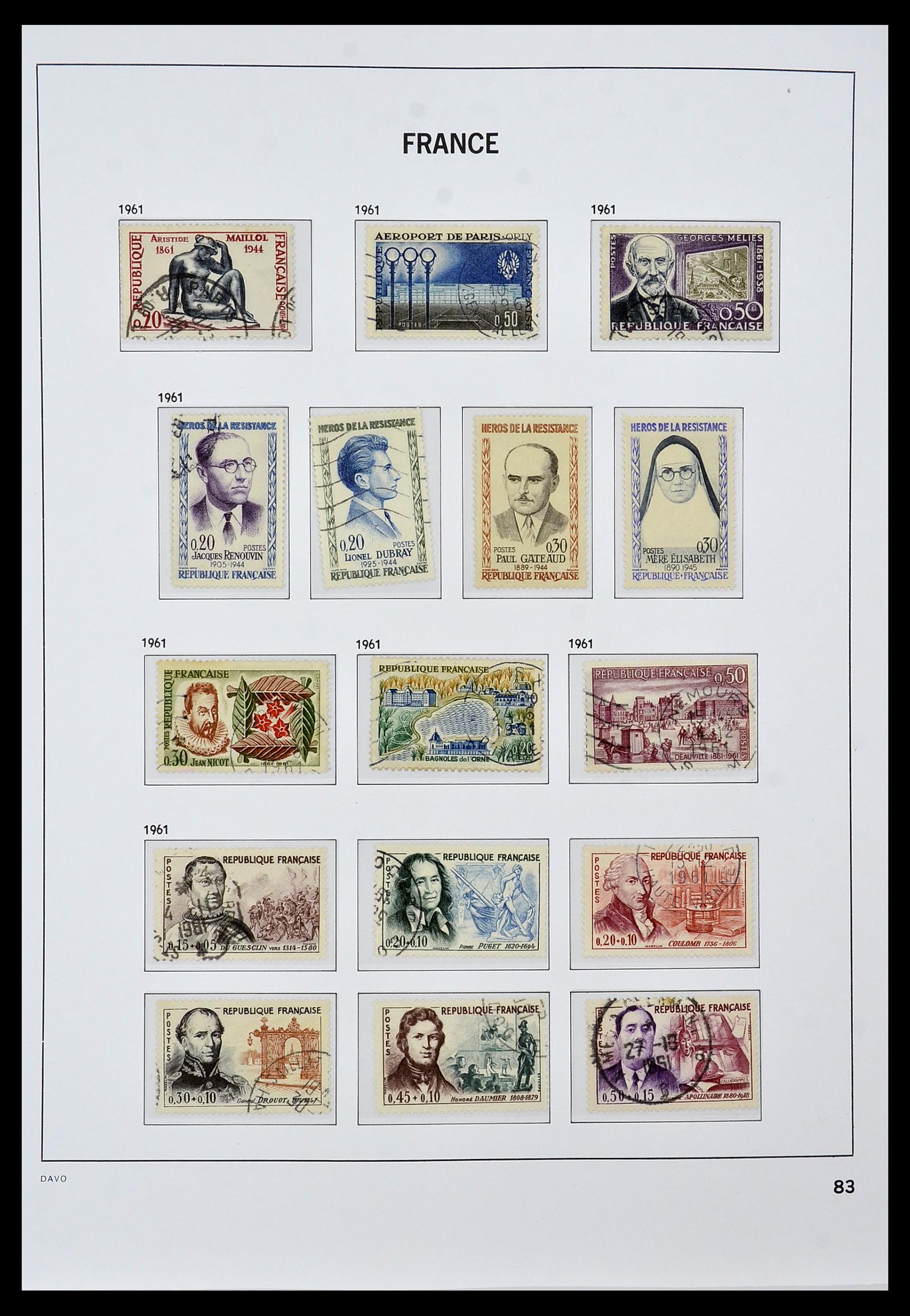 34047 094 - Postzegelverzameling 34047 Frankrijk 1853-2020(!)