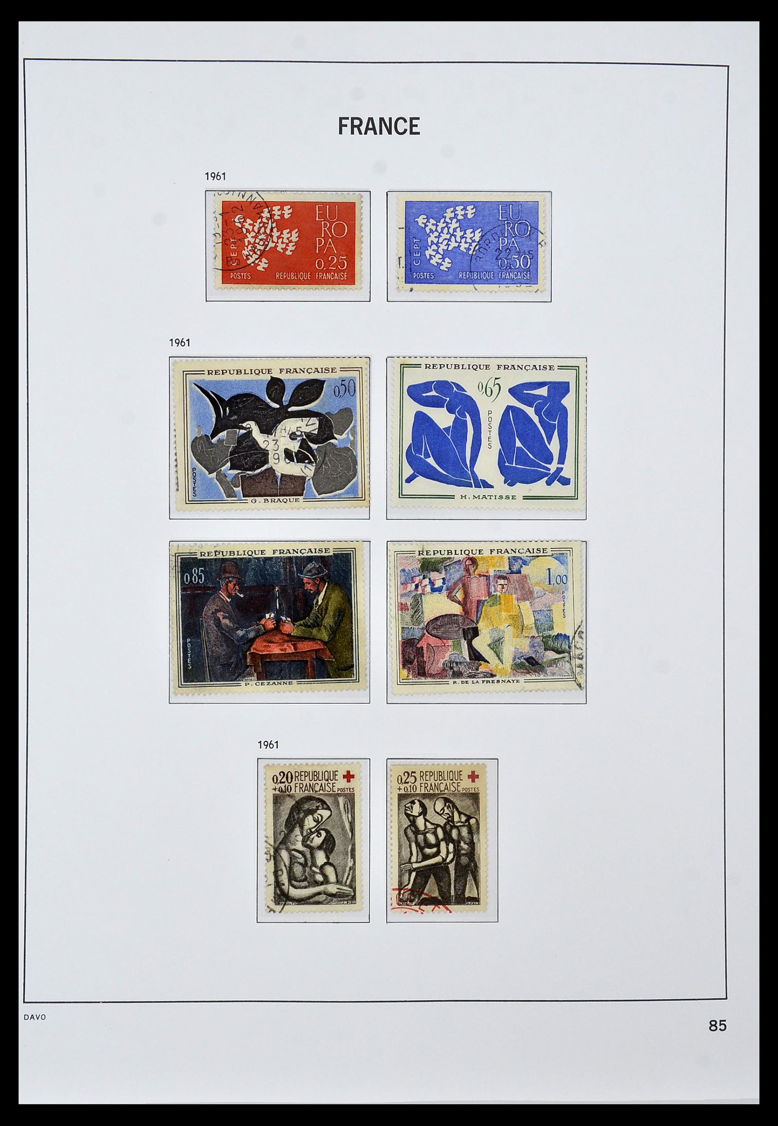34047 096 - Postzegelverzameling 34047 Frankrijk 1853-2020(!)