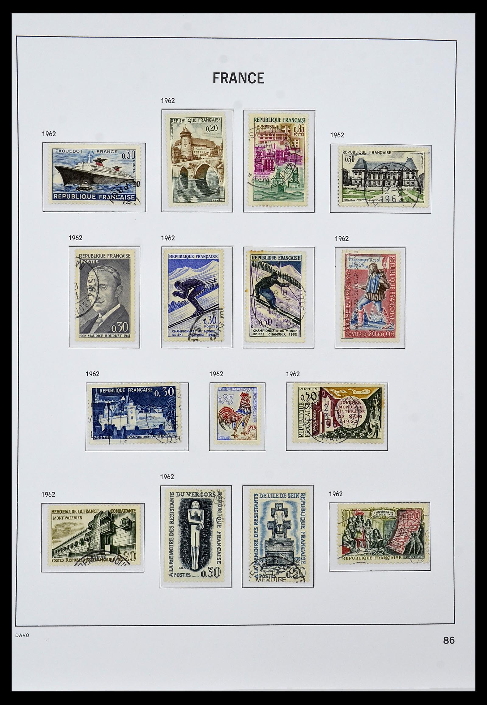 34047 097 - Postzegelverzameling 34047 Frankrijk 1853-2020(!)