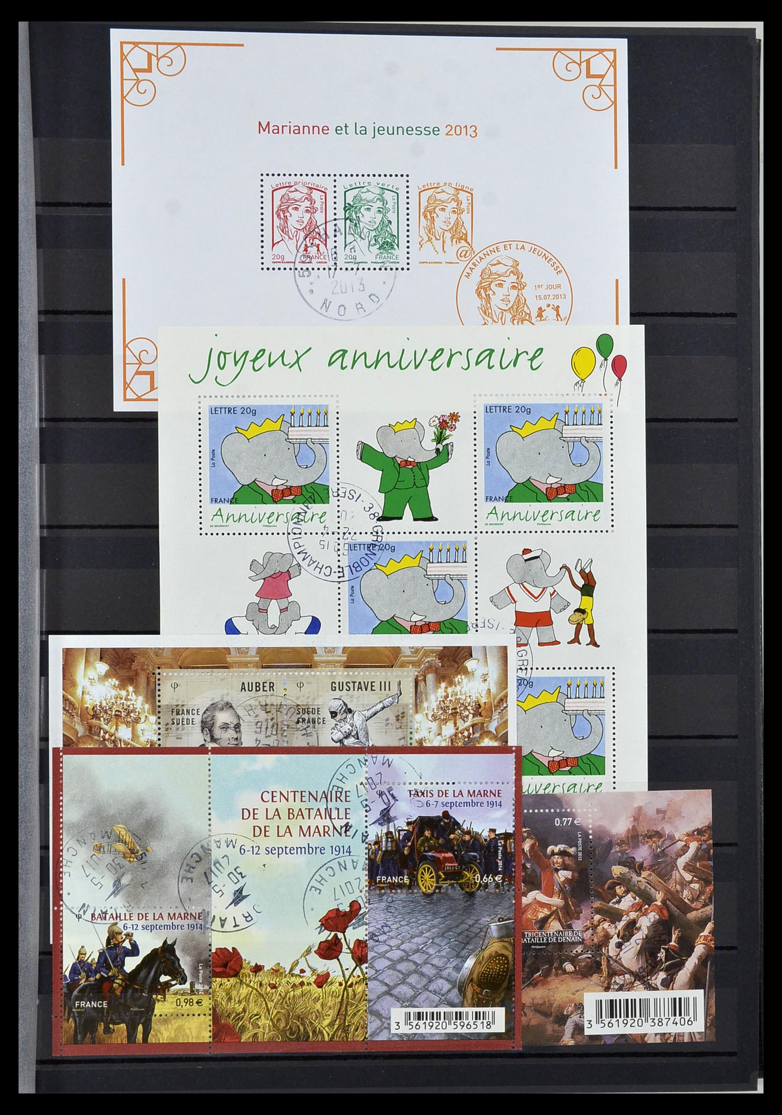 34047 563 - Postzegelverzameling 34047 Frankrijk 1853-2020(!)