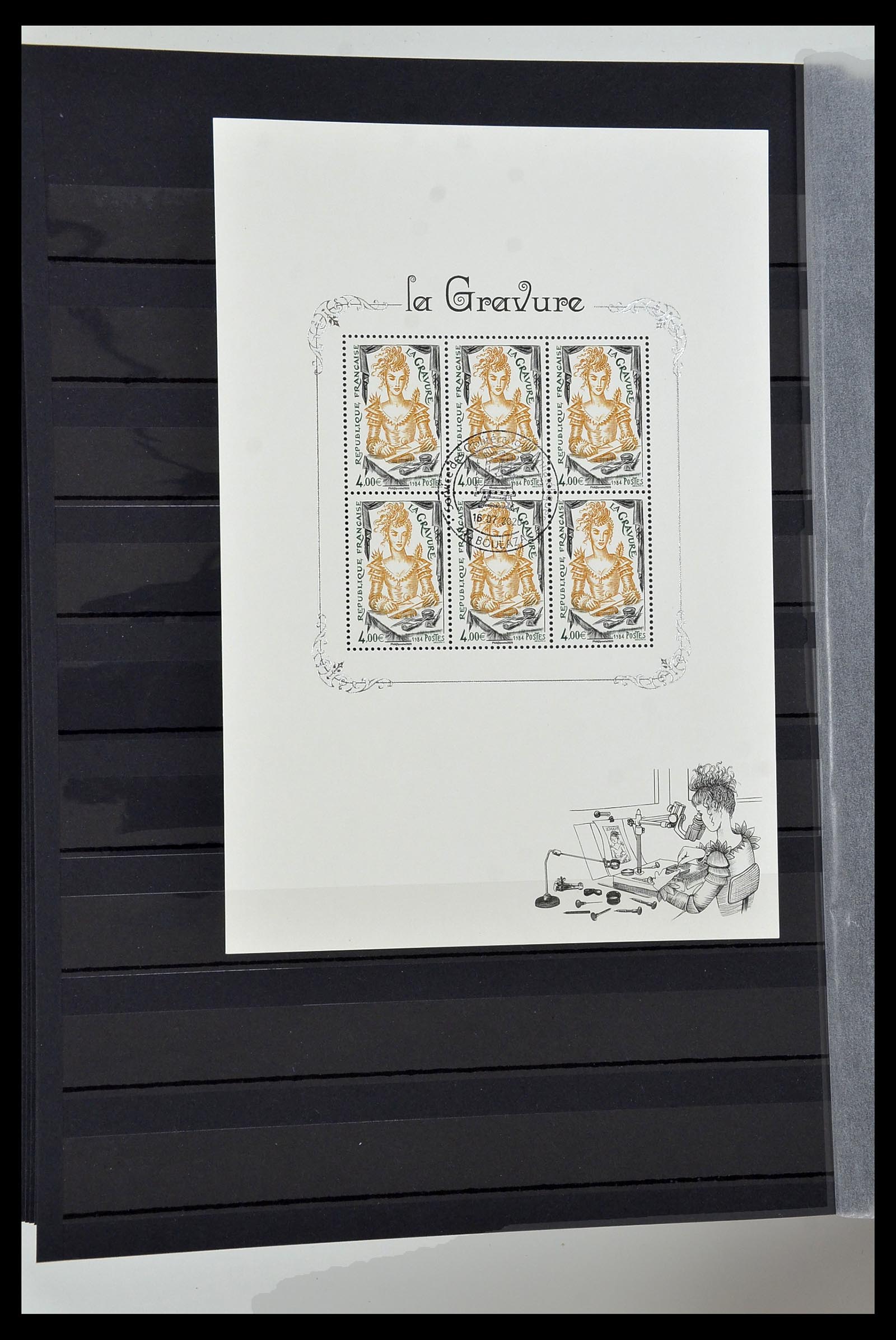 34047 584 - Postzegelverzameling 34047 Frankrijk 1853-2020(!)
