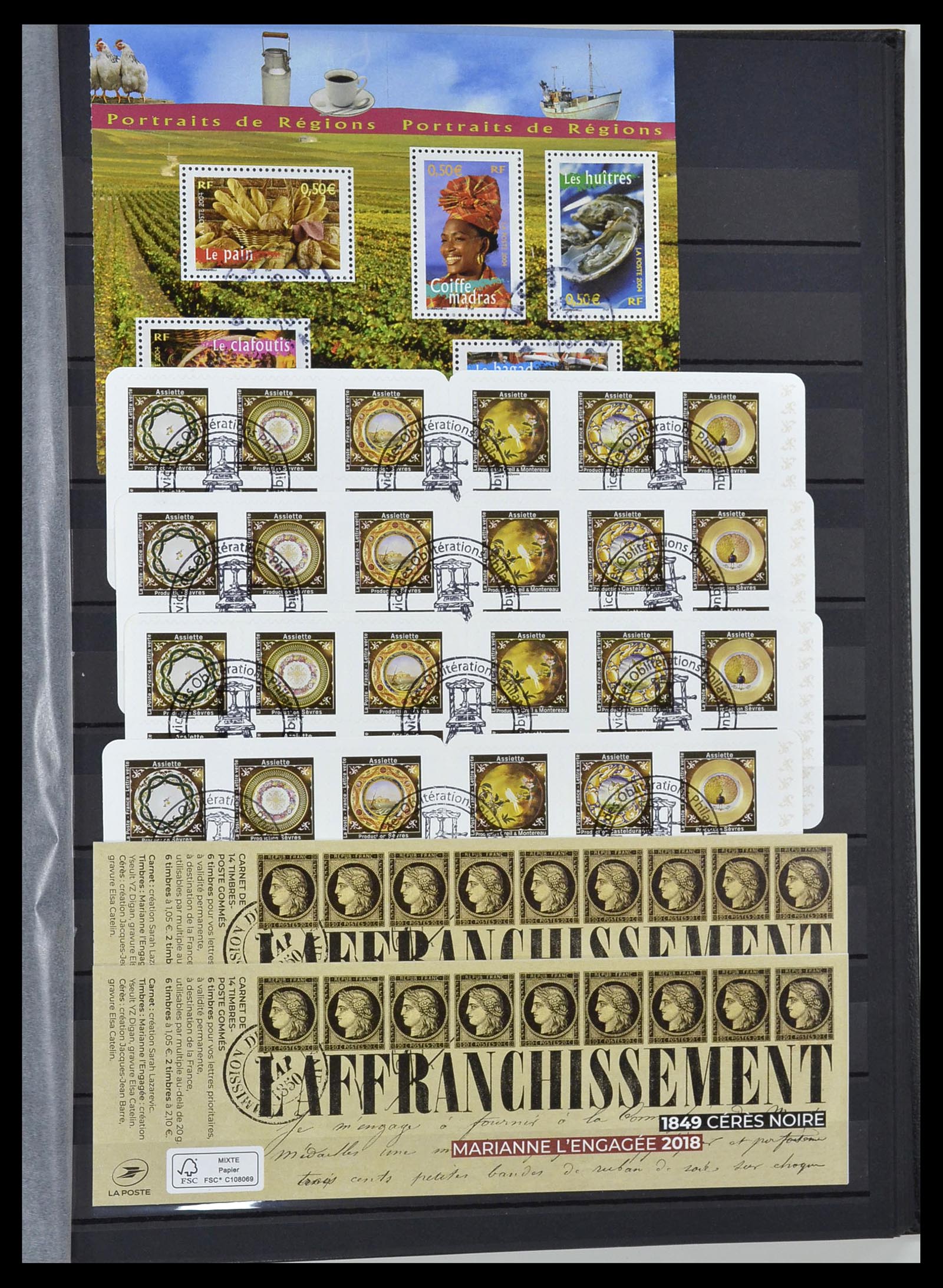34047 586 - Postzegelverzameling 34047 Frankrijk 1853-2020(!)