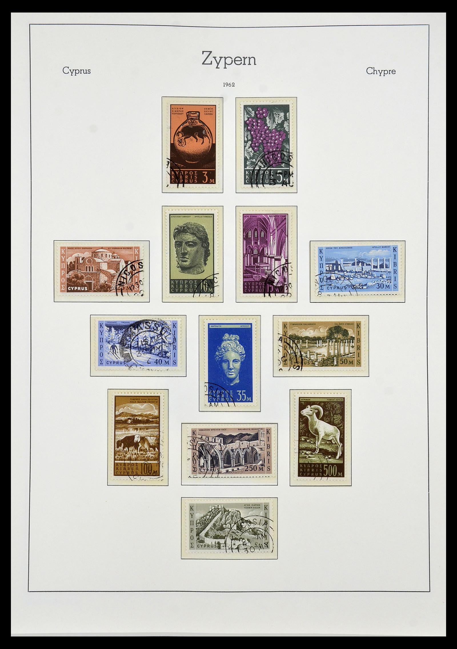 34049 003 - Postzegelverzameling 34049 Cyprus 1960-2012.