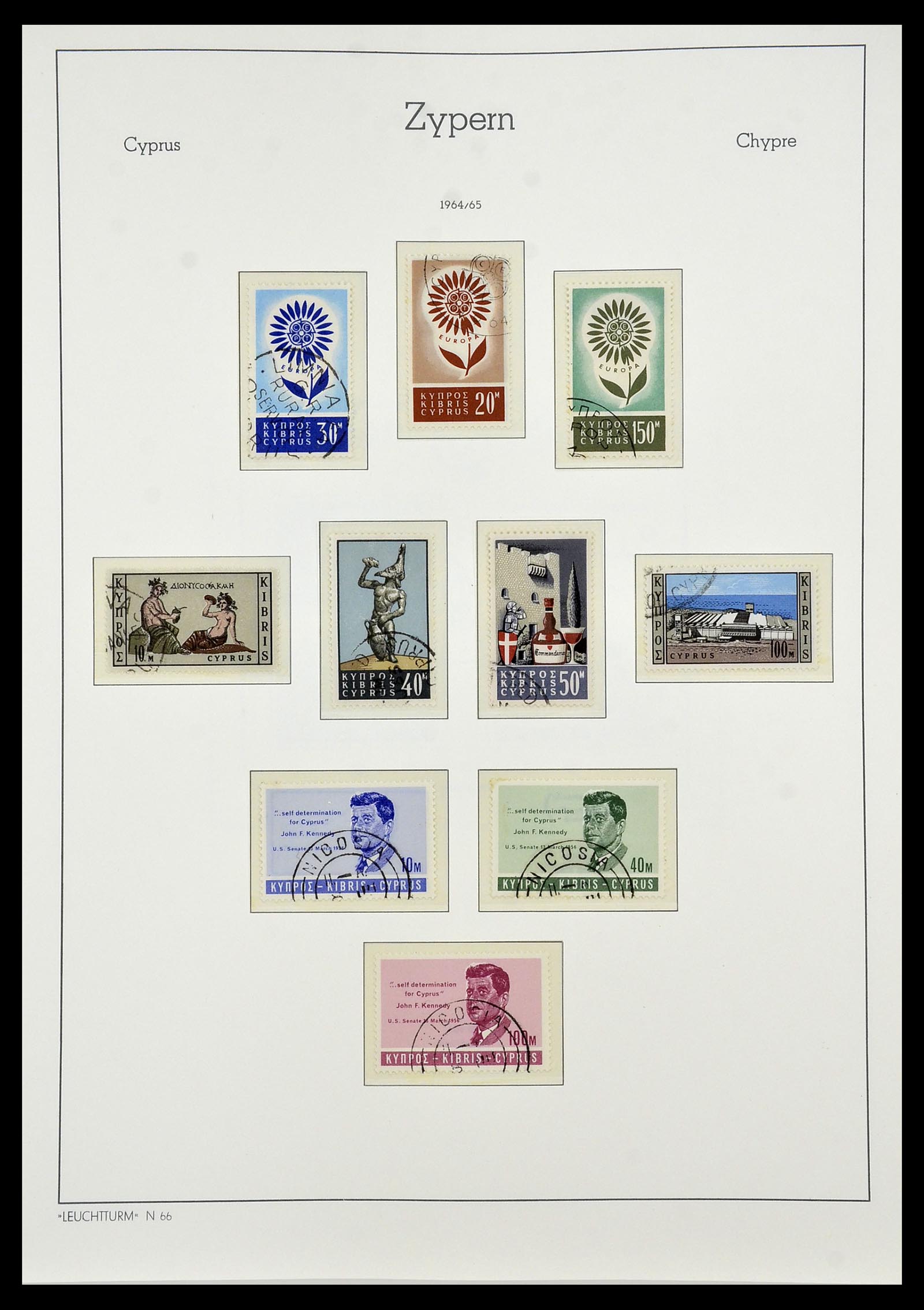 34049 009 - Postzegelverzameling 34049 Cyprus 1960-2012.