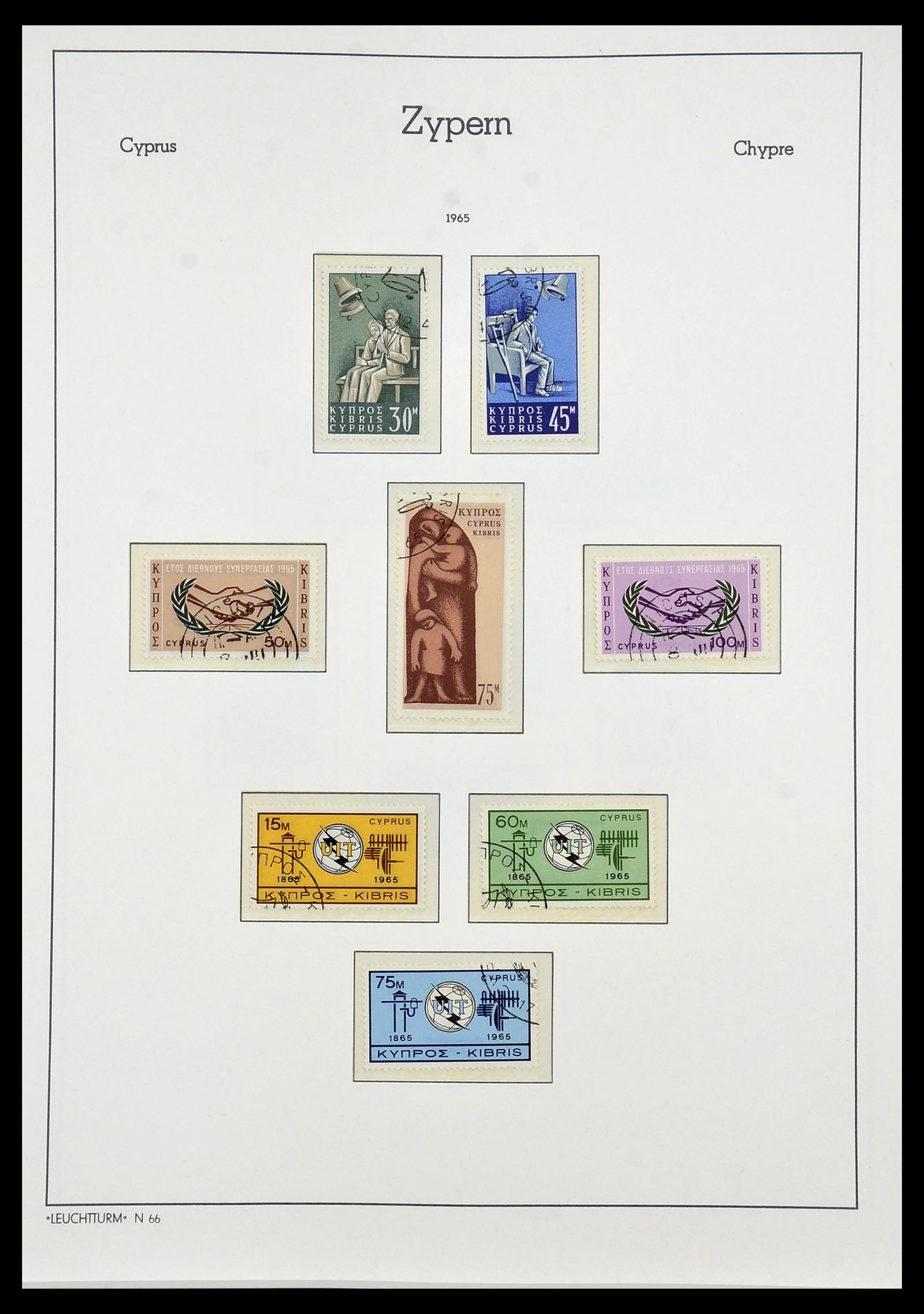34049 011 - Postzegelverzameling 34049 Cyprus 1960-2012.