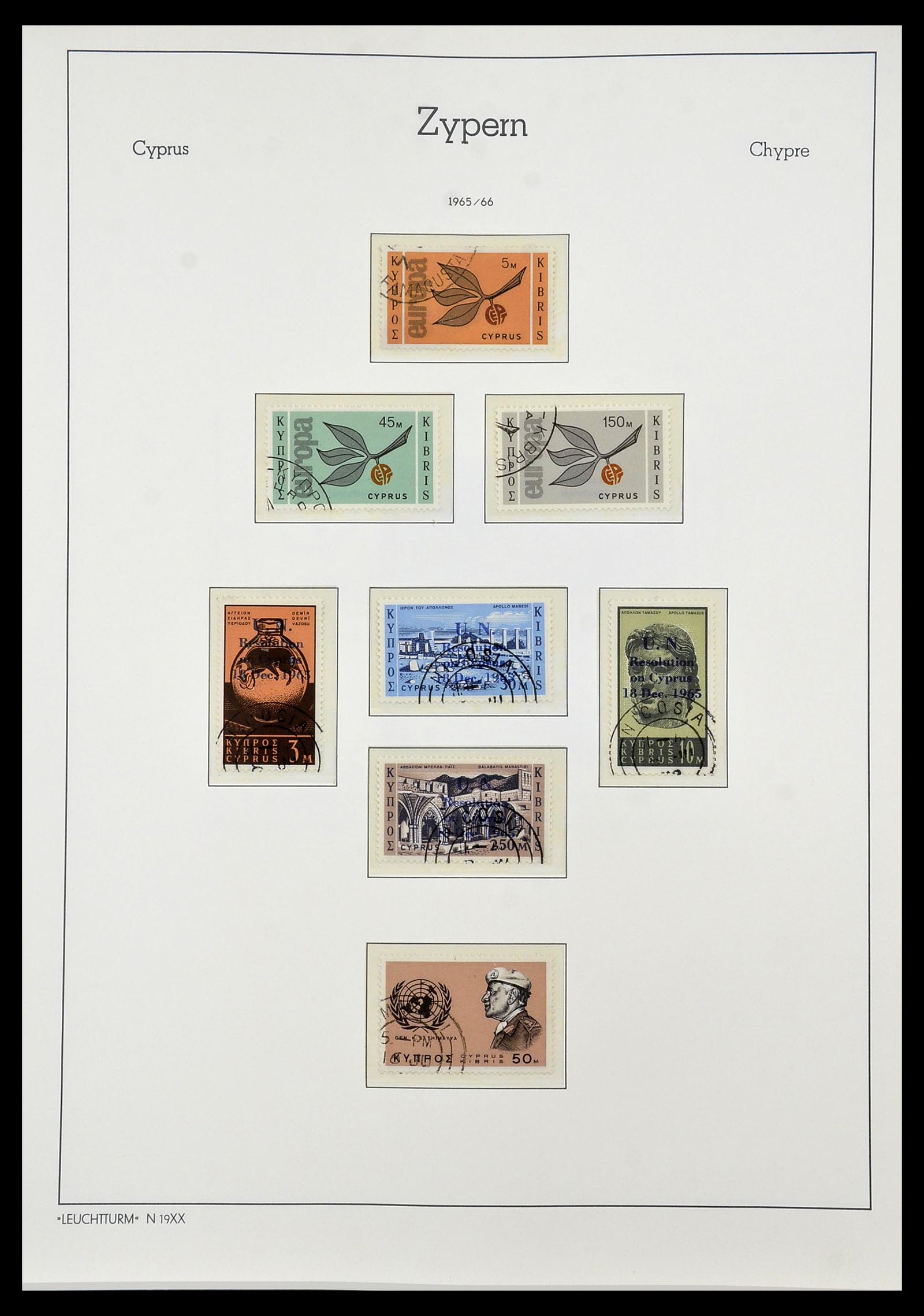 34049 012 - Postzegelverzameling 34049 Cyprus 1960-2012.